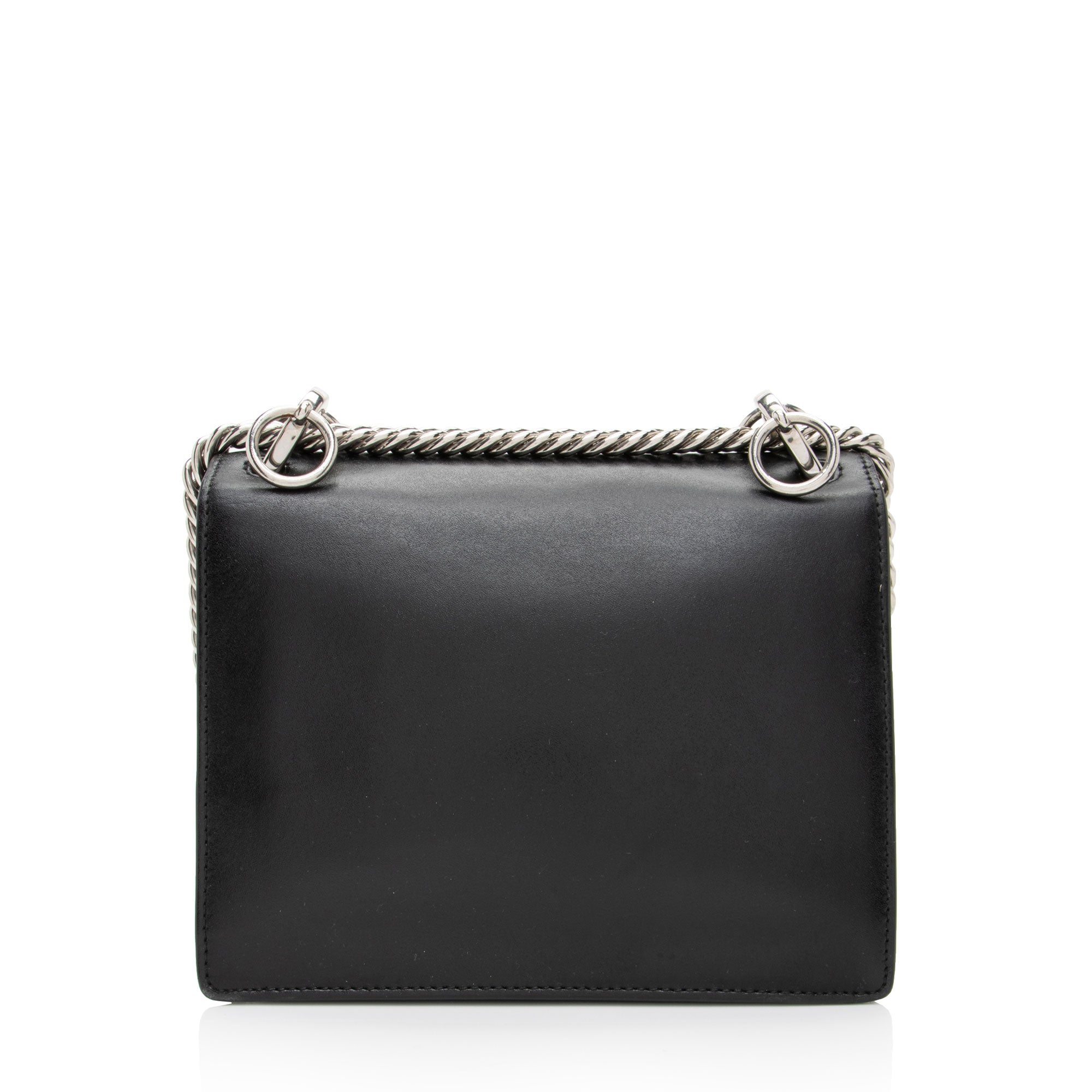 Fendi Calfskin Studded Kan I Small Shoulder Bag