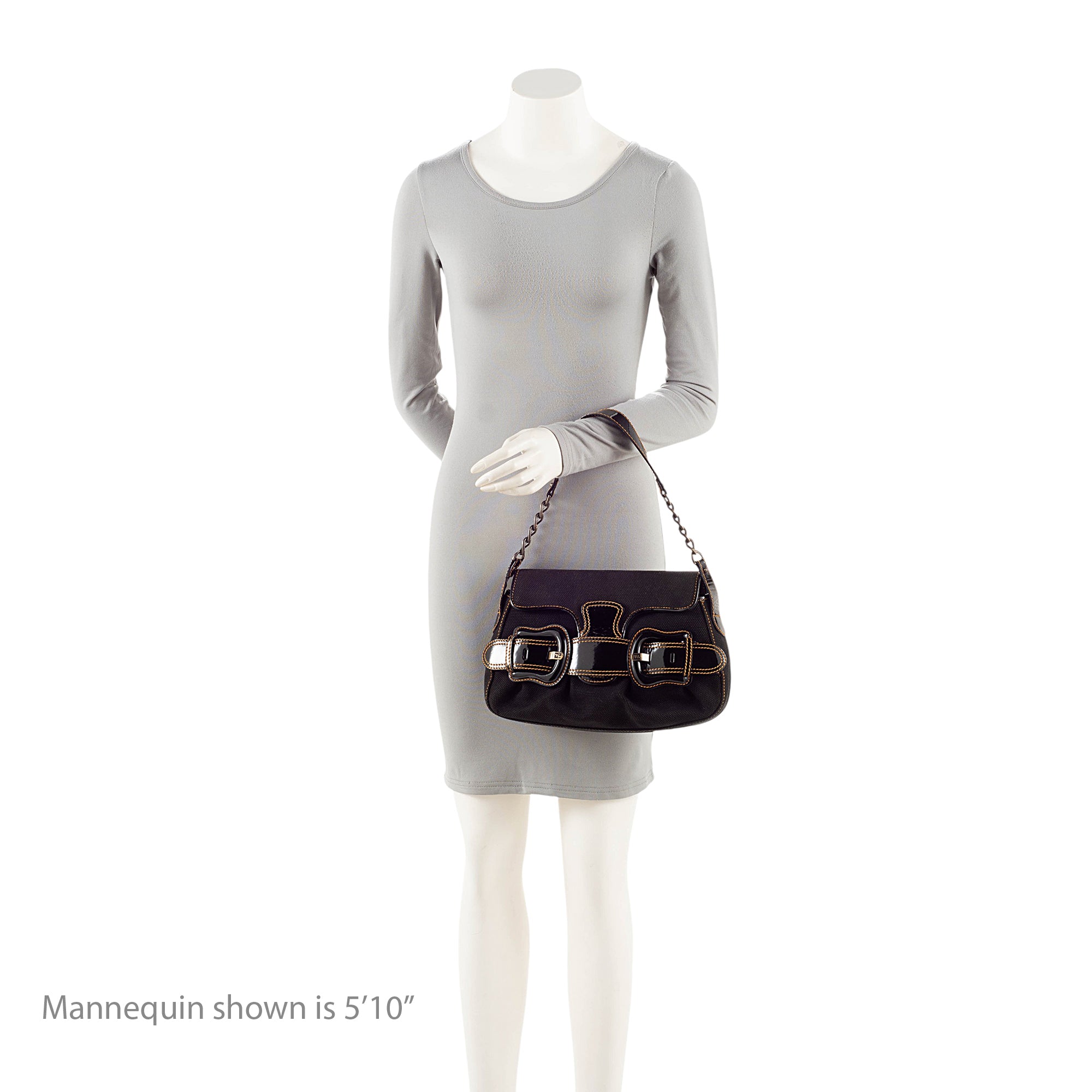 Fendi Canvas B Bis Shoulder Bag