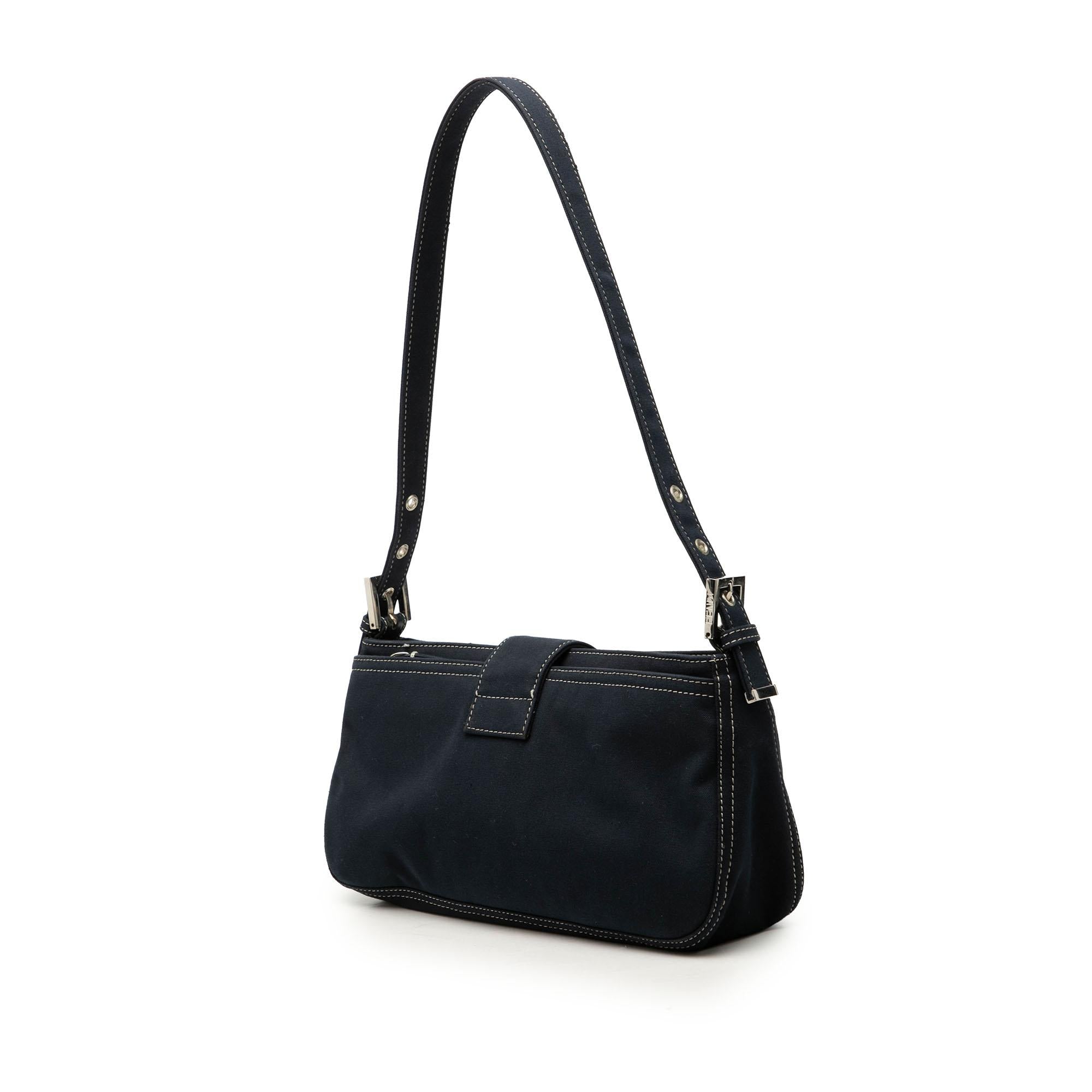 Fendi Canvas FF Marble Shoulder Bag