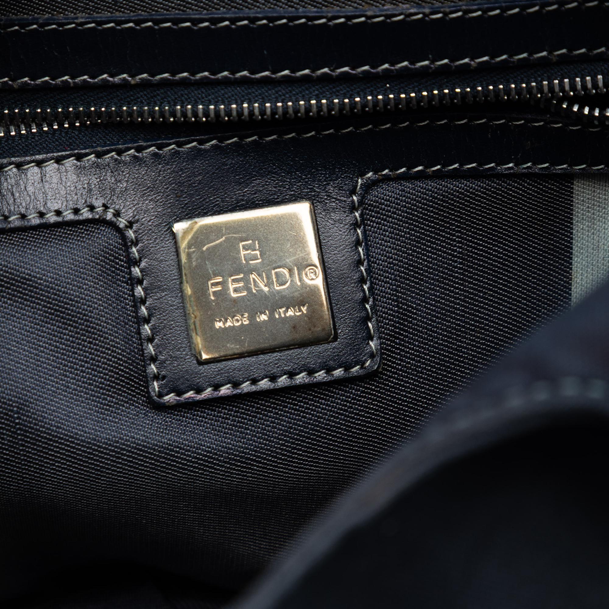 Fendi Canvas FF Marble Shoulder Bag