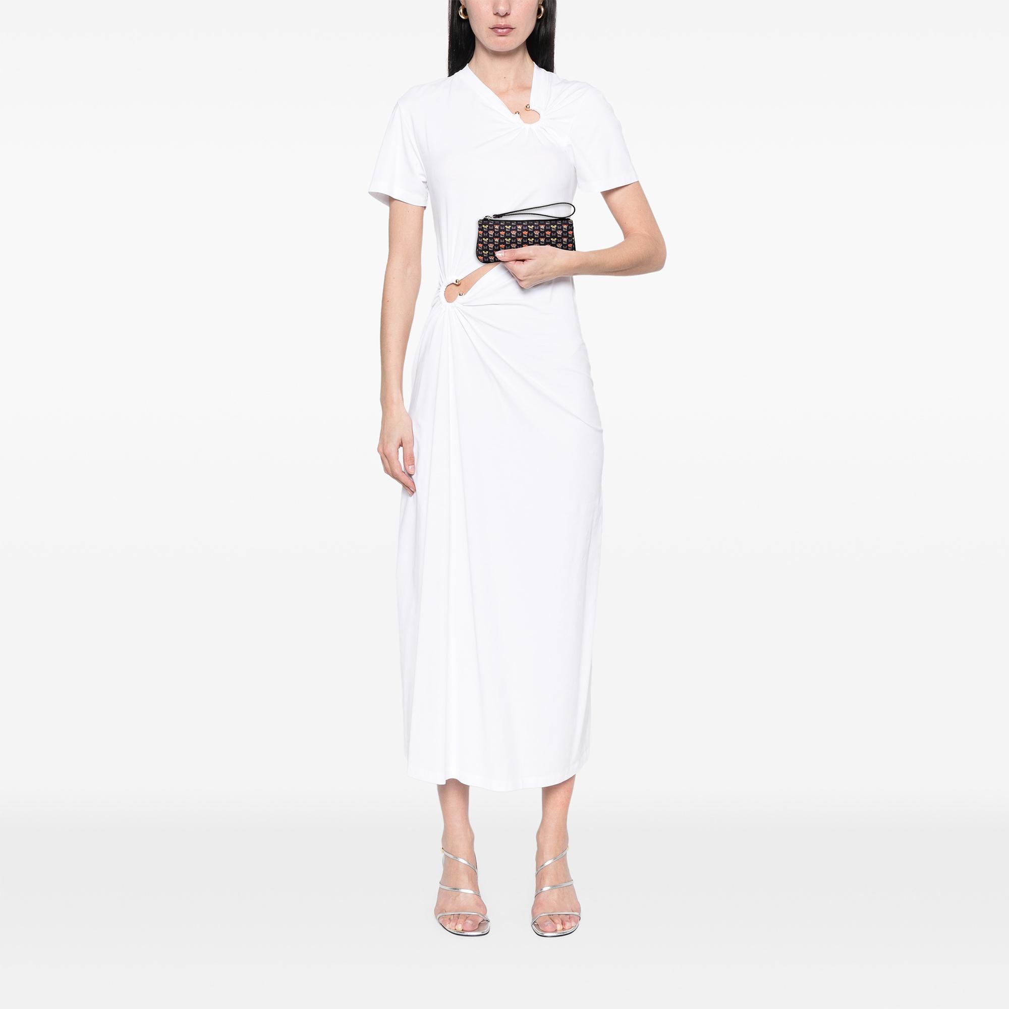 Fendi Canvas Monster Clutch