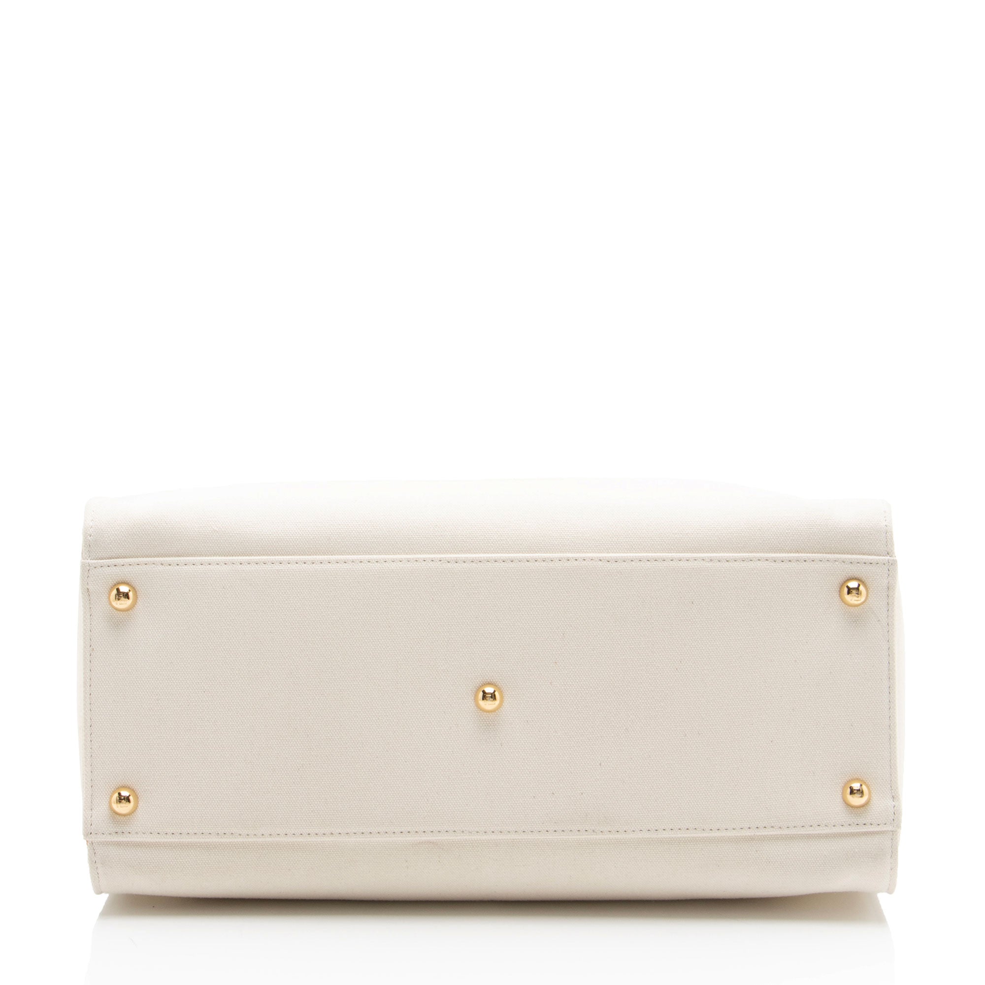 Fendi Canvas Sunshine Medium Shopper Tote