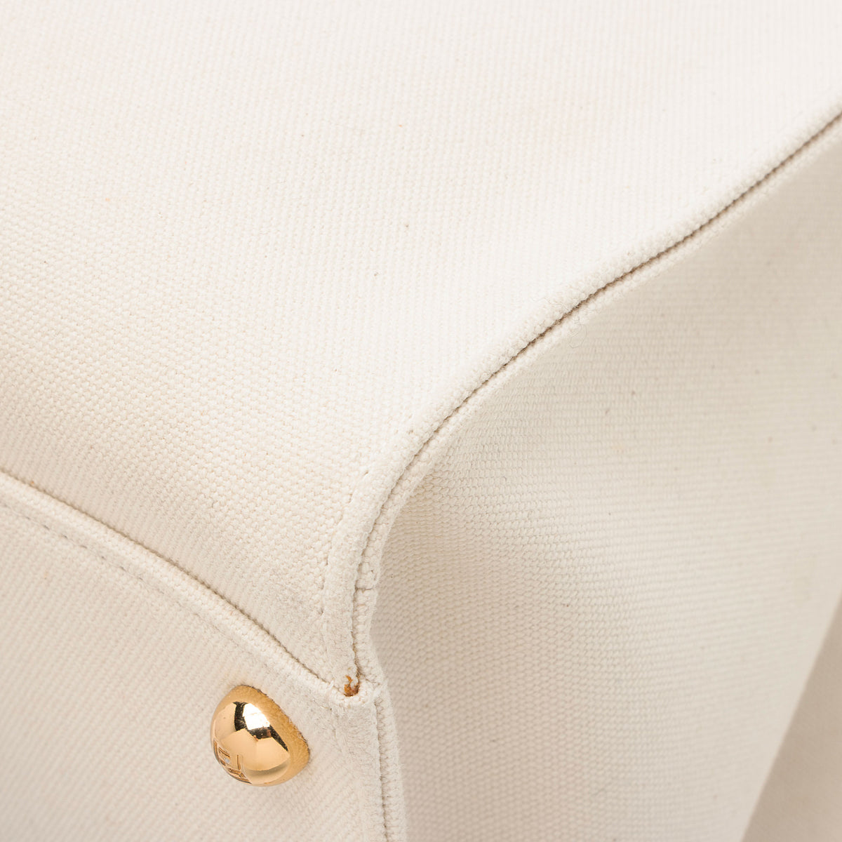 Fendi Canvas Sunshine Medium Shopper Tote