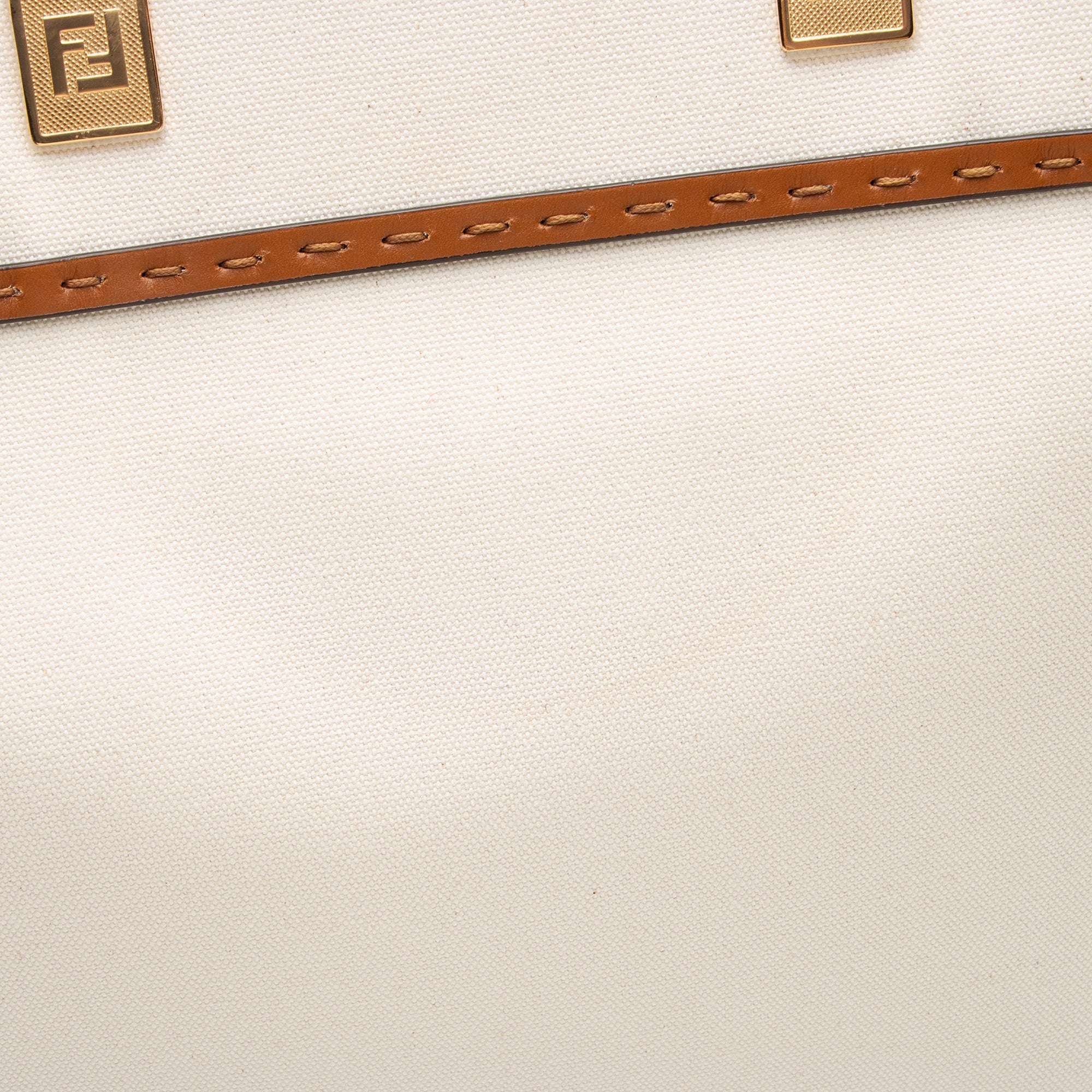 Fendi Canvas Sunshine Medium Shopper Tote