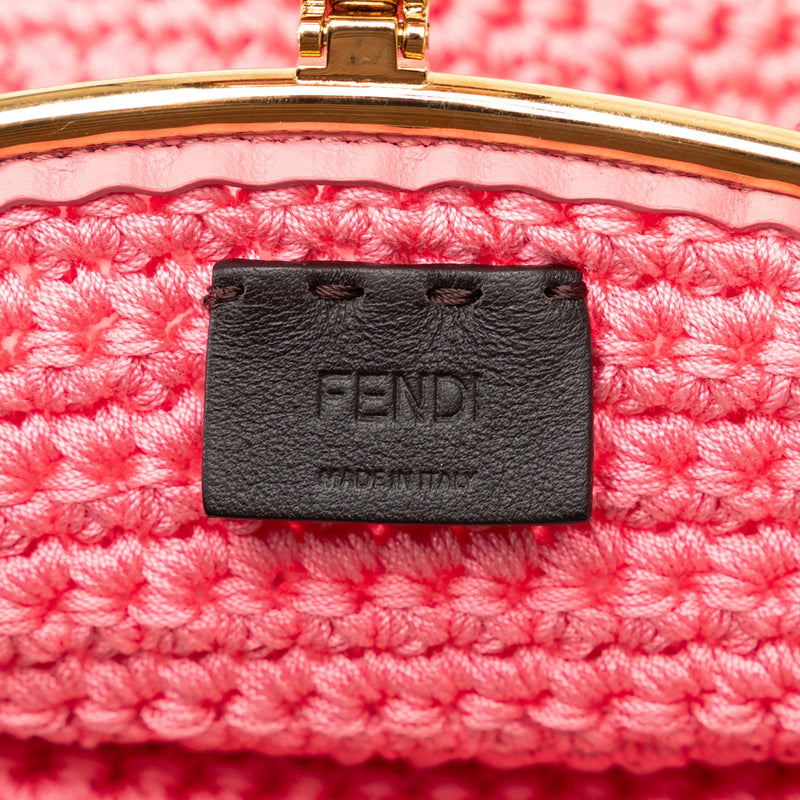 Fendi Crochet Baguette Phone Bag (SHG-8FMN6T)