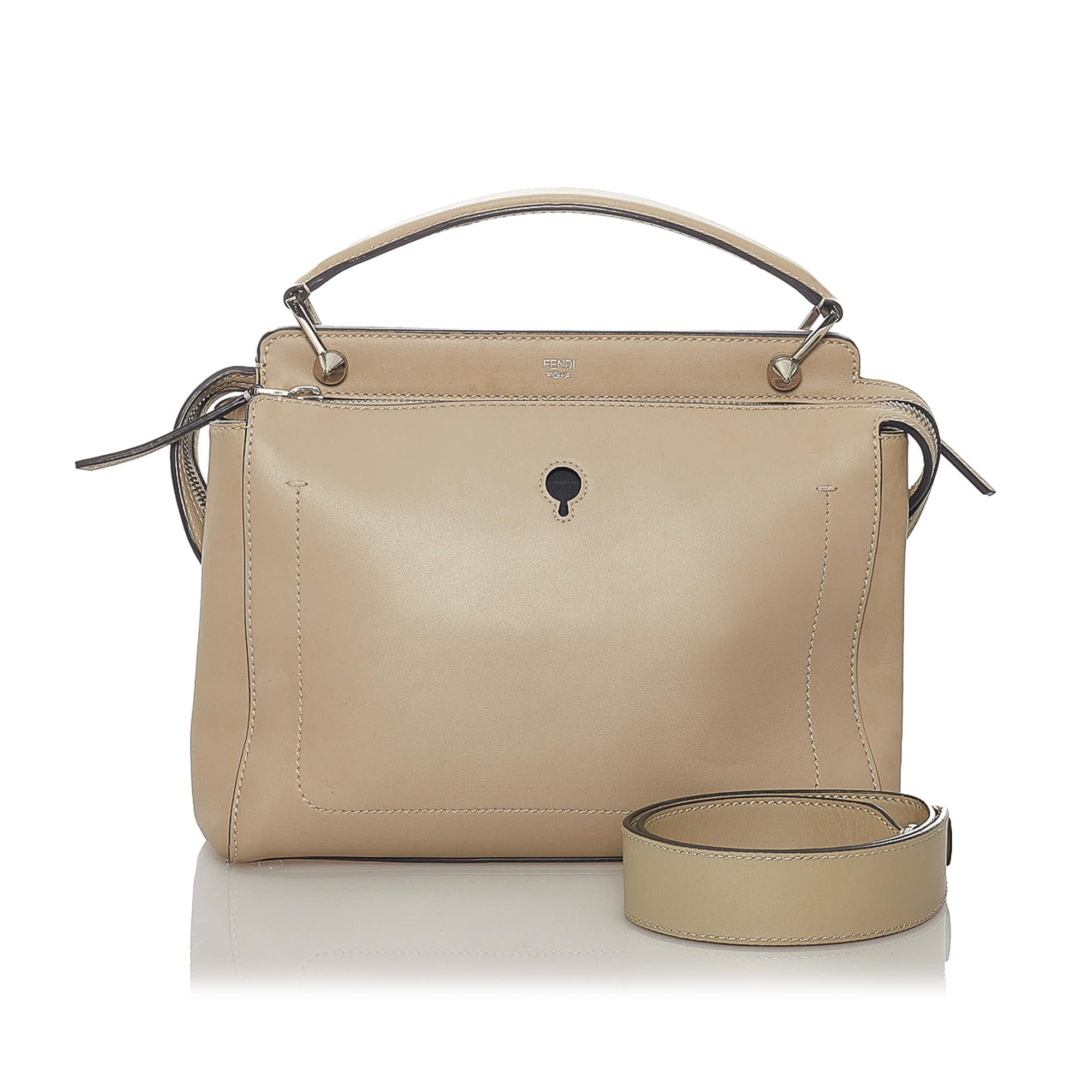 Fendi DotCom Leather Satchel (SHG-28310)