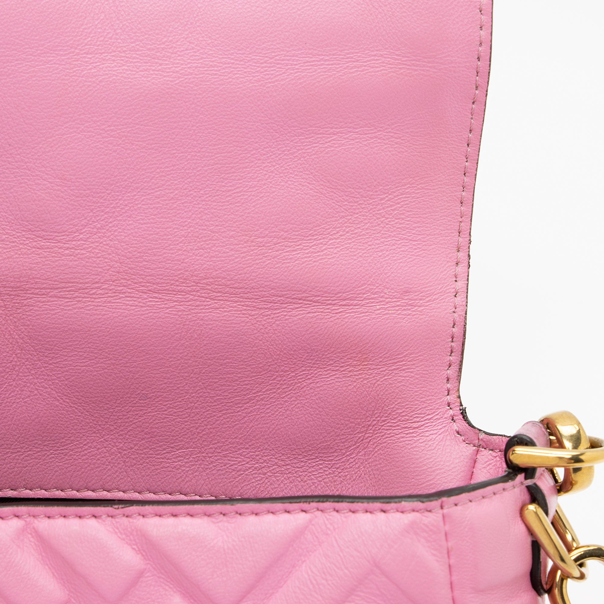 Fendi Embossed Leather FF 1974 Baguette Shoulder Bag (SHF-nc63Ja)