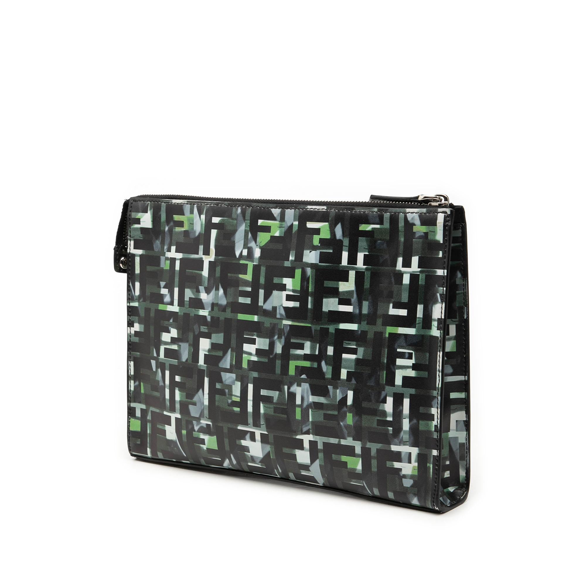 Fendi FF 1974 Nylon Camouflage Clutch