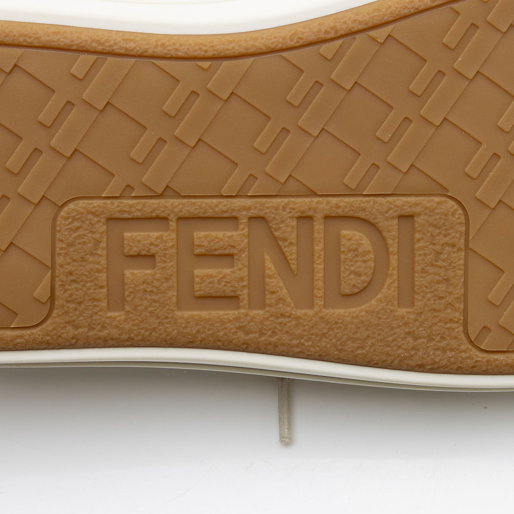 Fendi FF Canvas Domino Sneakers - Size 10 / 40