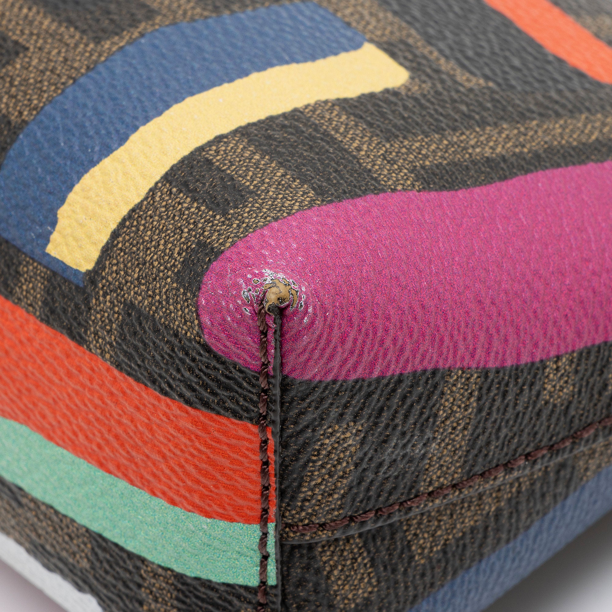 Fendi Zucca Canvas Chalks Print Pouch
