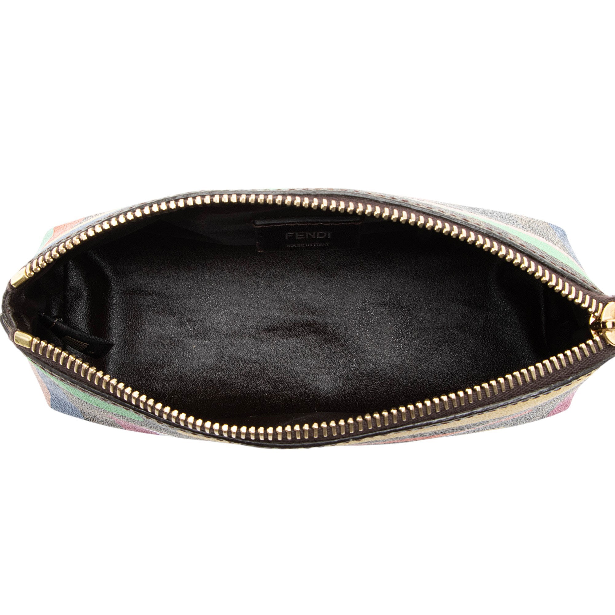 Fendi Zucca Canvas Chalks Print Pouch