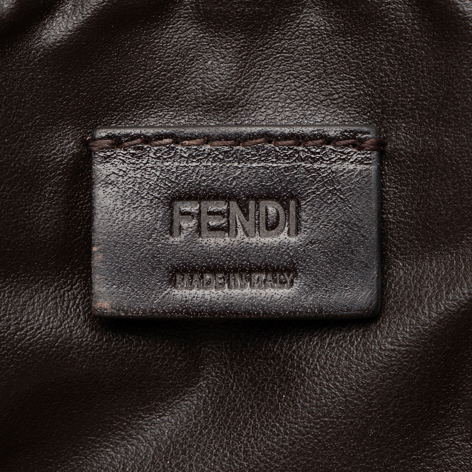Fendi Zucca Canvas Chalks Print Pouch