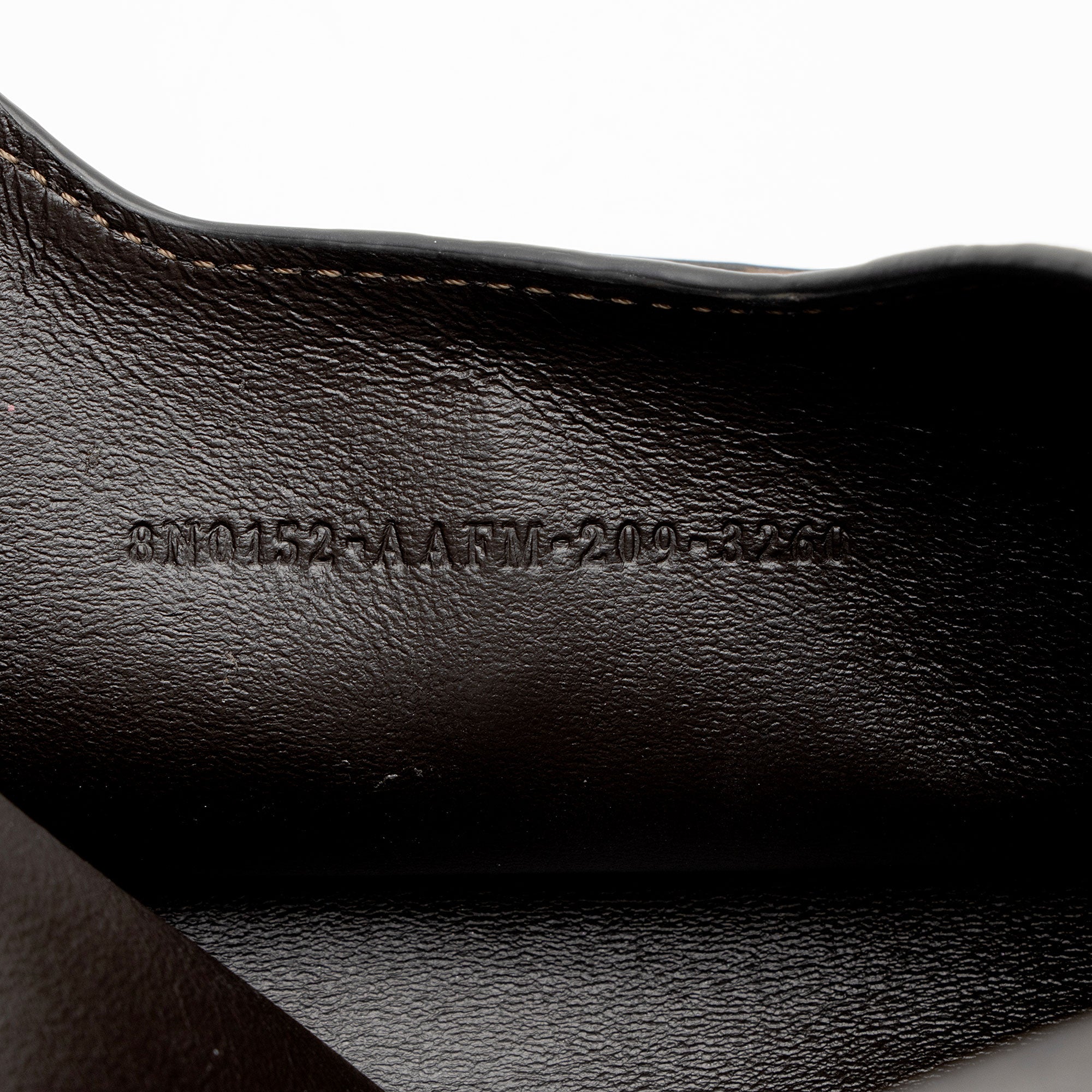 Fendi FF Embossed Calfskin 1974 Envelope Pouch (SHF-qYNeEa)