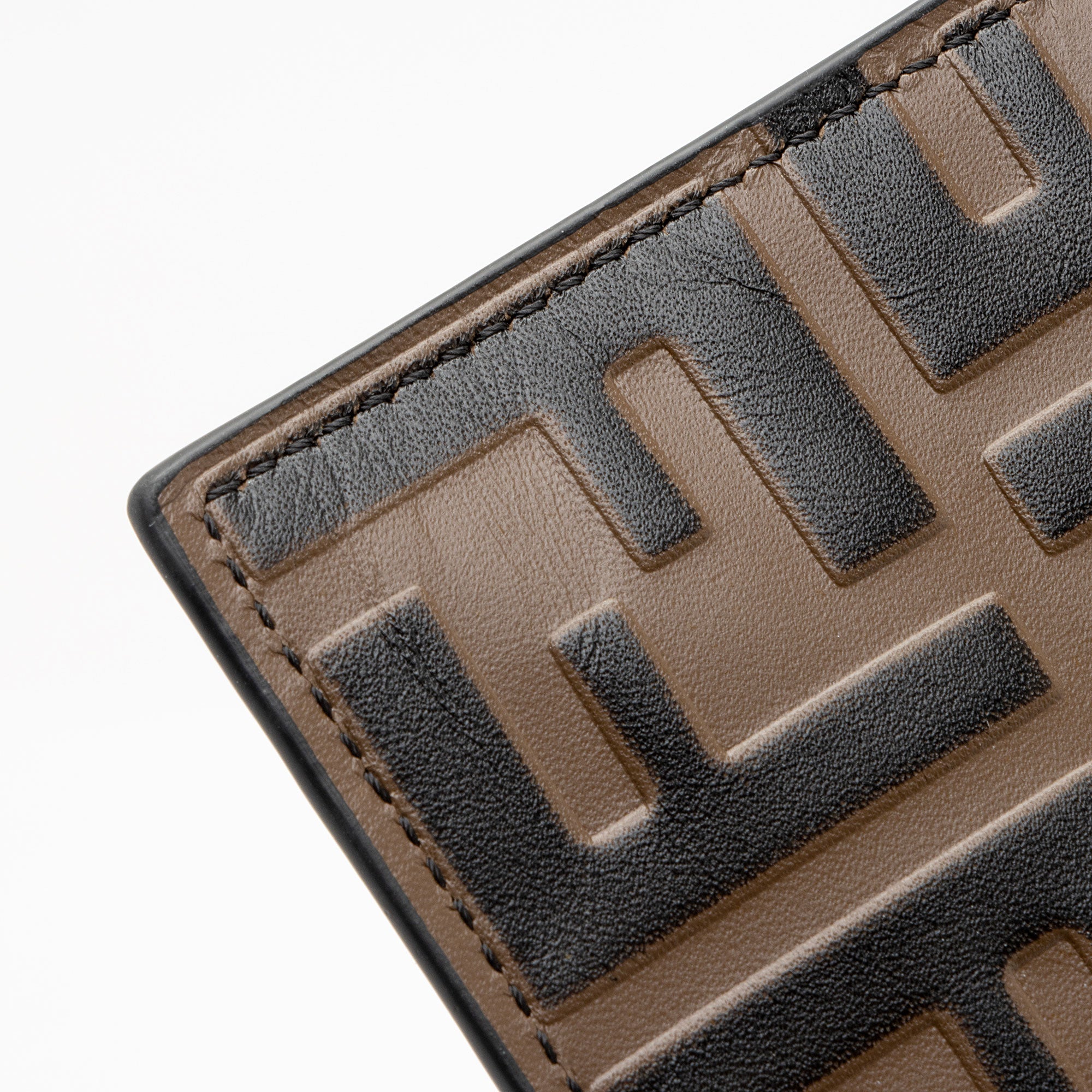 Fendi FF Embossed Calfskin 1974 Envelope Pouch (SHF-qYNeEa)