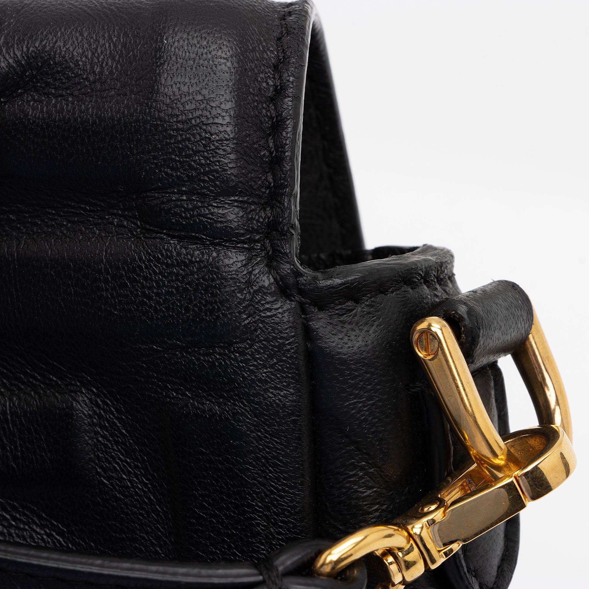 Fendi FF Embossed 1974 Mini Baguette Shoulder Bag (SHF-st6LPG)