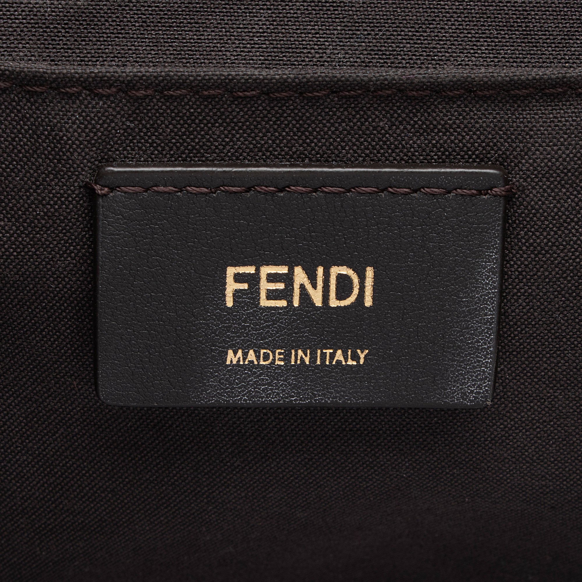 Fendi FF Embossed Calfskin Cruise Bico Backpack