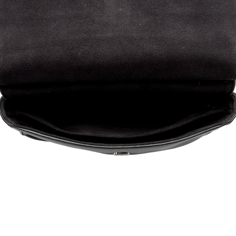 Fendi FF Embossed Calfskin Double Micro Baguette Bag (SHF-yQ8d8d)