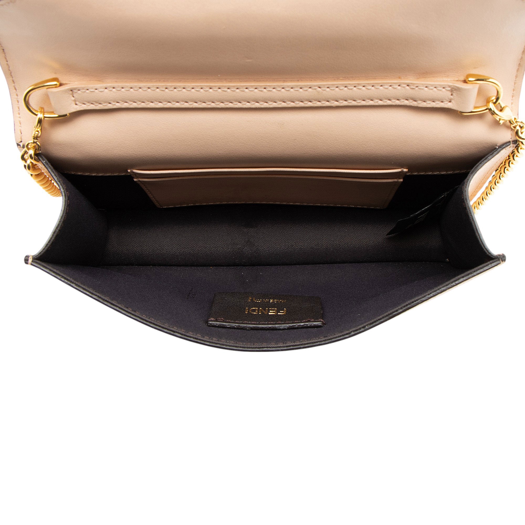 Fendi FF Embossed Calfskin FF Crossbody