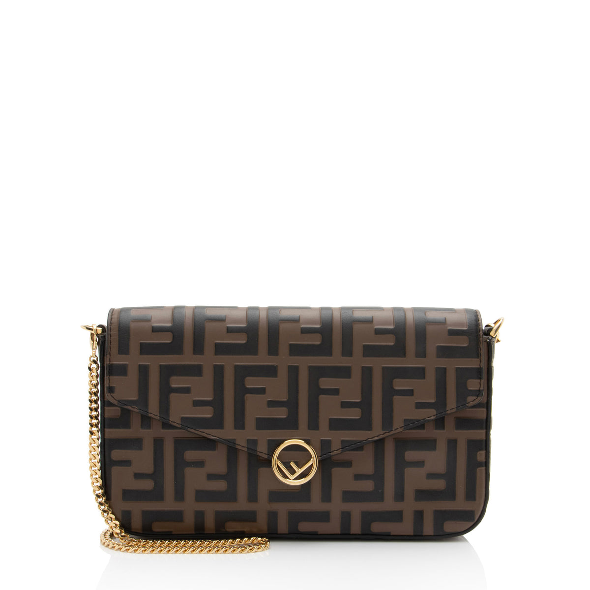 Fendi FF Embossed F is Fendi Wallet on Chain