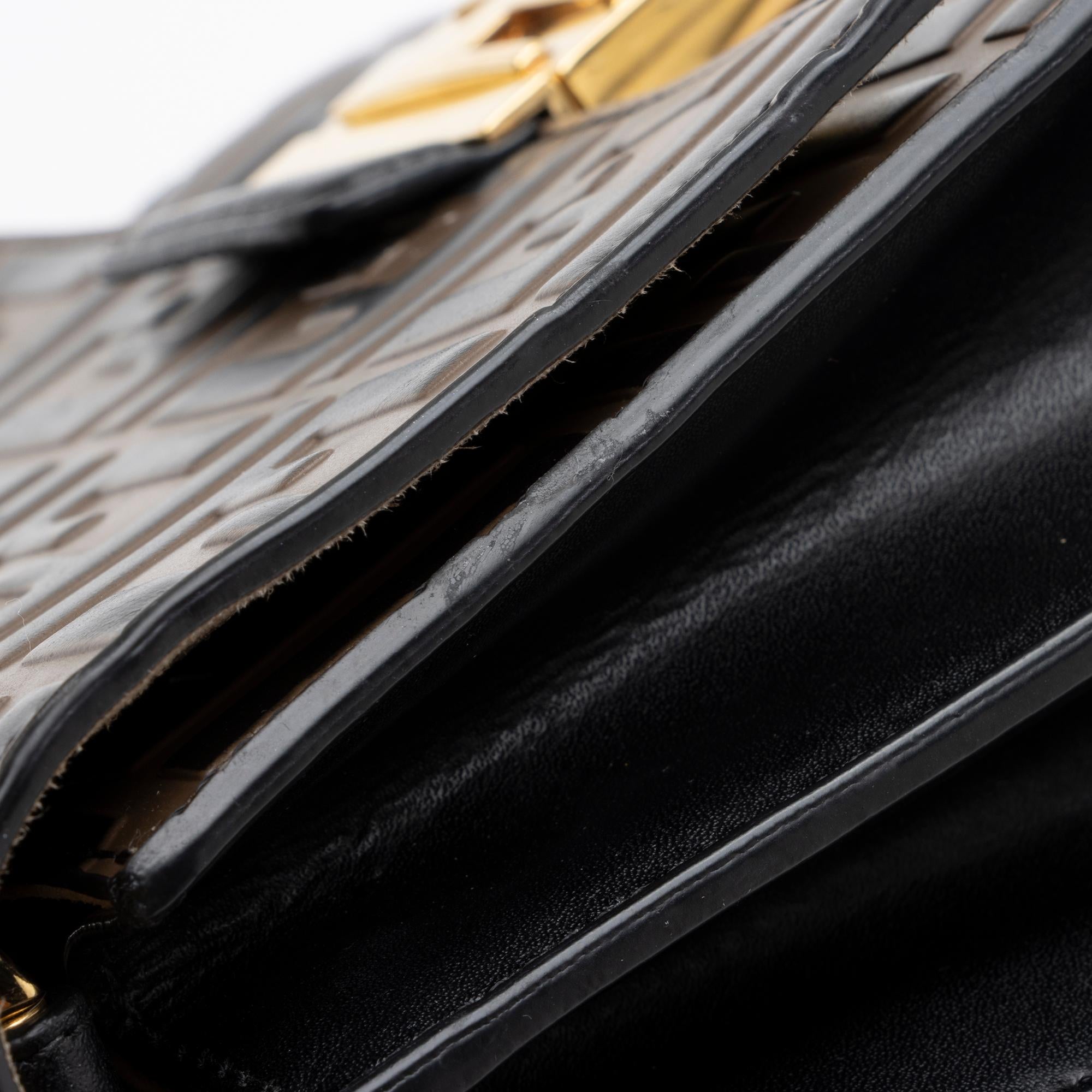 Fendi FF Embossed Kan U Small Shoulder Bag (SHF-FKDtX8)