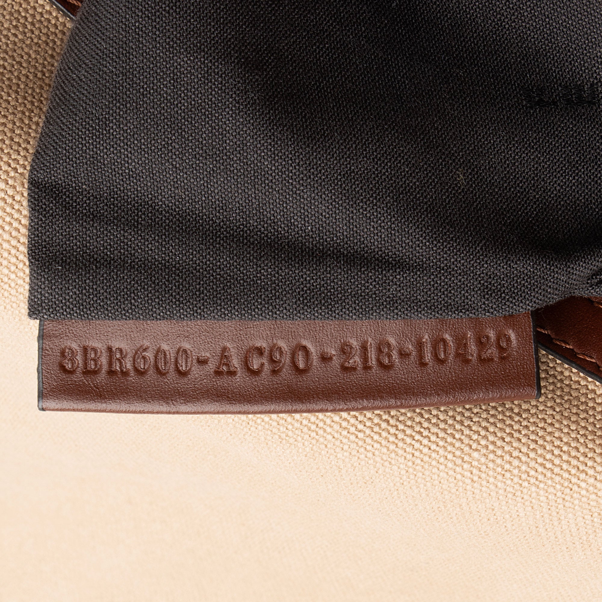 Fendi FF Embroidered Canvas Baguette Shoulder Bag