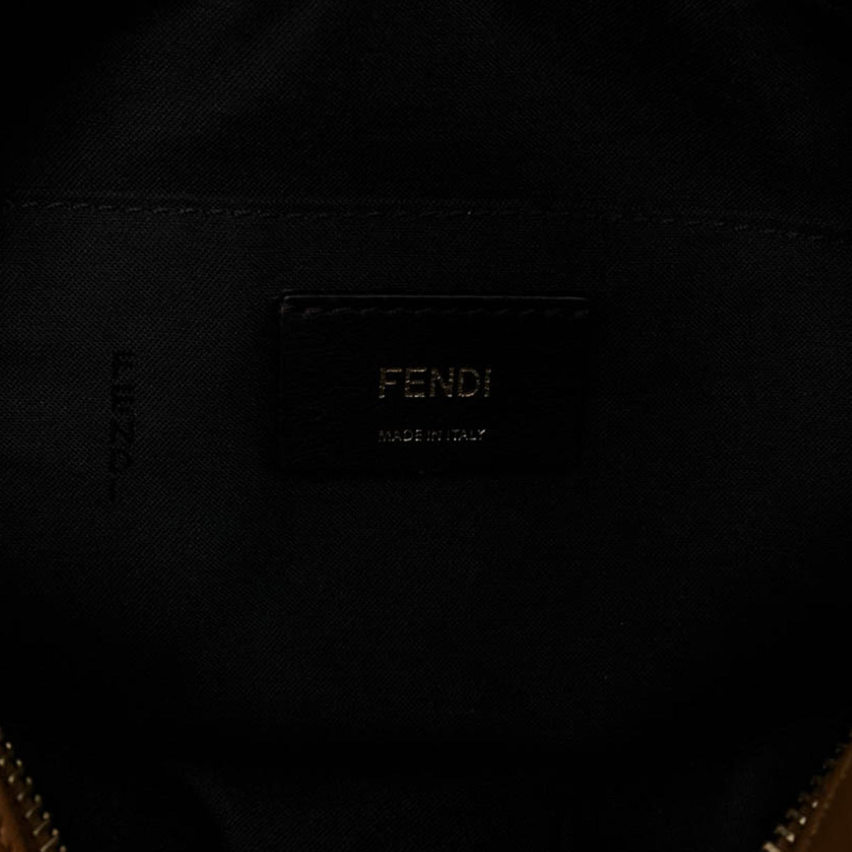 Fendi Glazed Fabric Vitello Century FF 1974 Camera Bag
