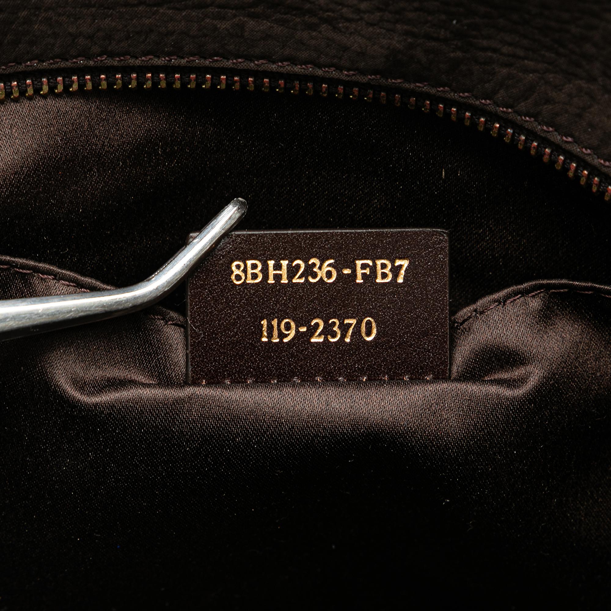 Fendi Iridescent Leather Chain Tote