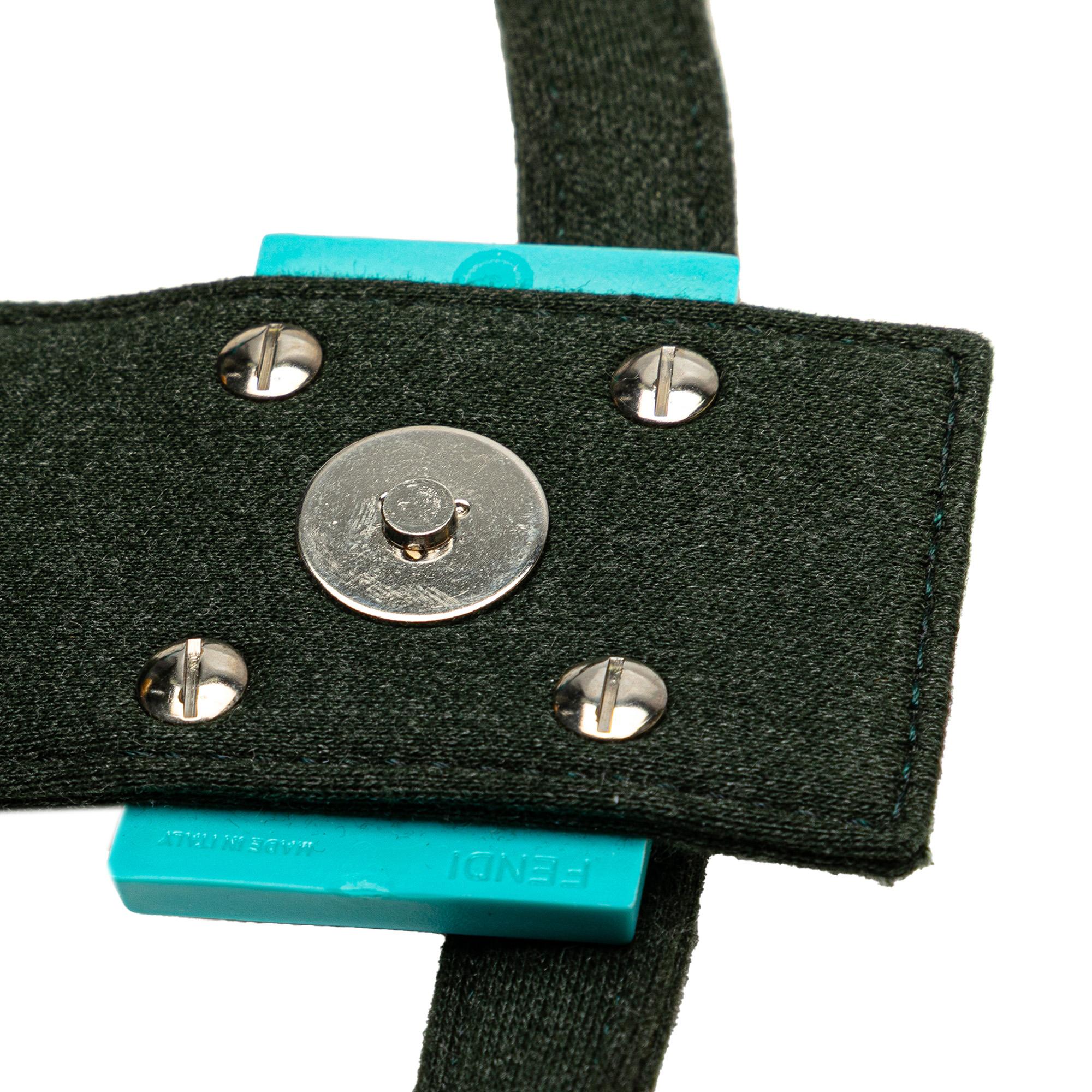 Fendi Jersey FF Shoulder Bag