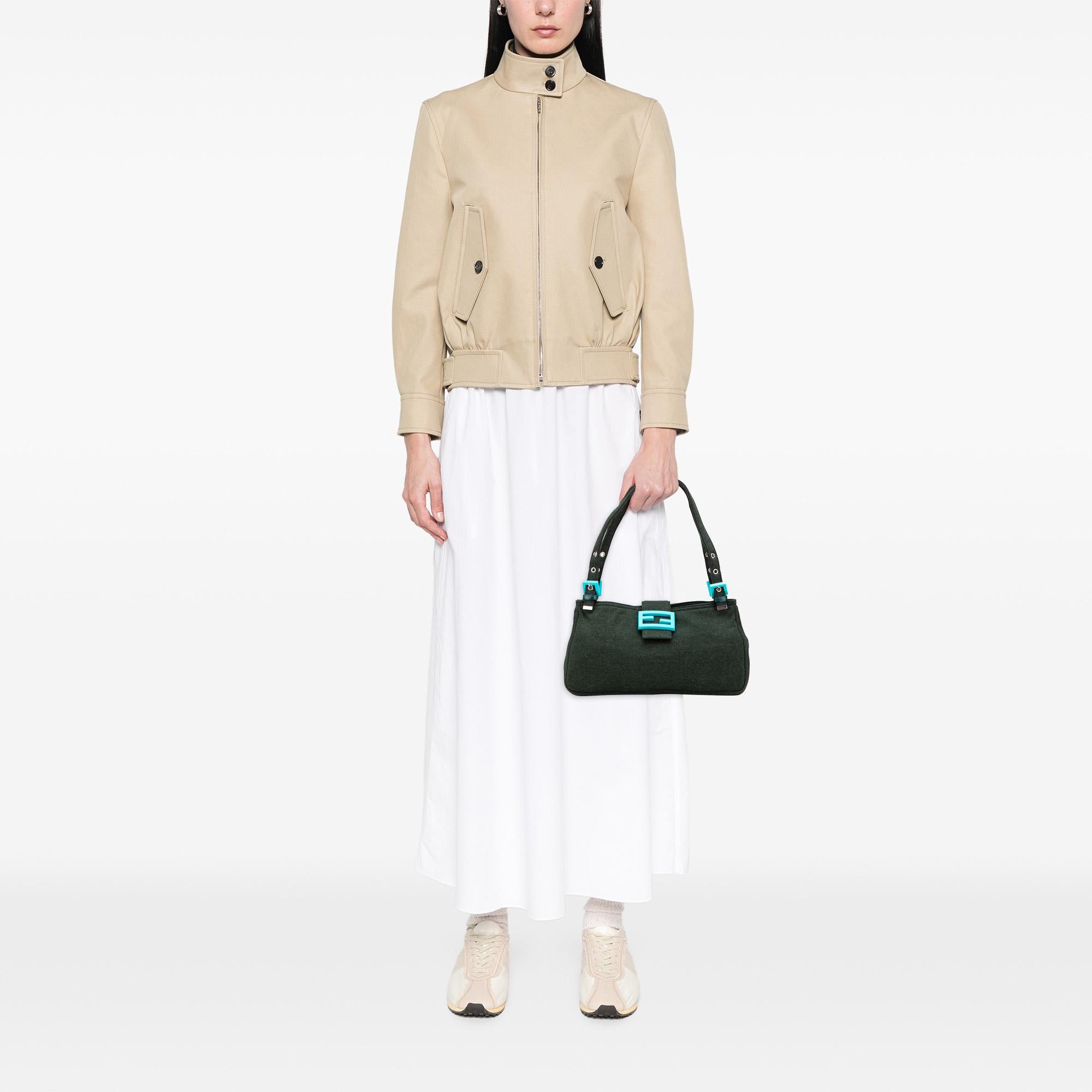 Fendi Jersey FF Shoulder Bag