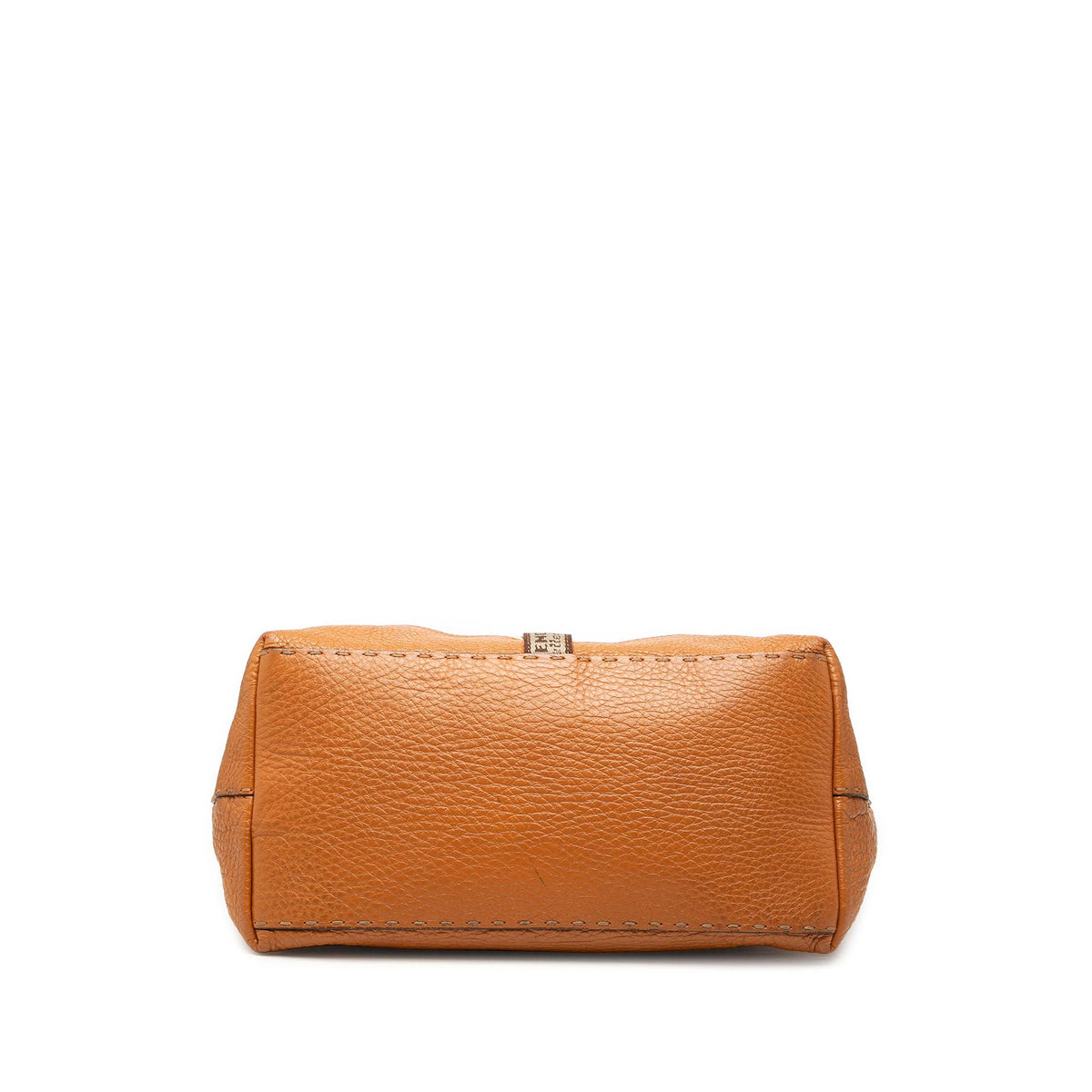 Fendi Large Leather Selleria Villa Borghese Tote