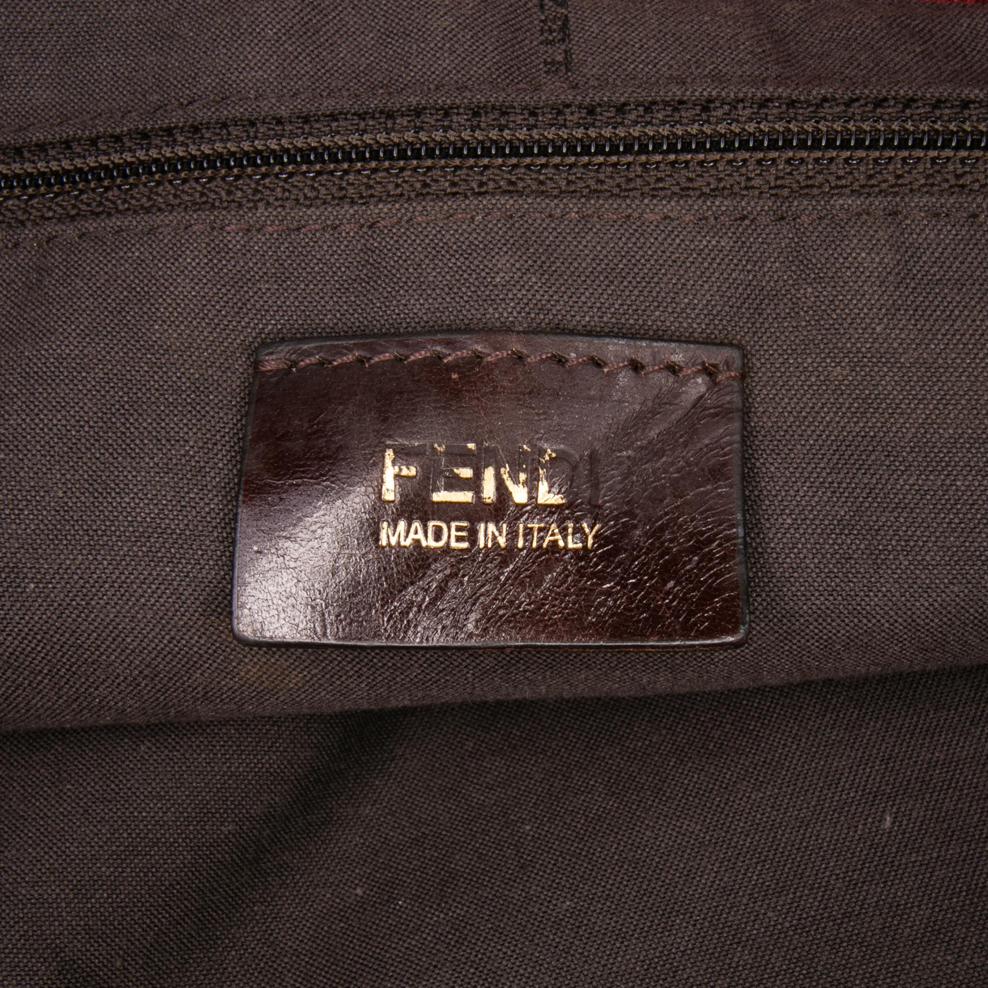 Fendi Large Zucca Canvas Chef Tote
