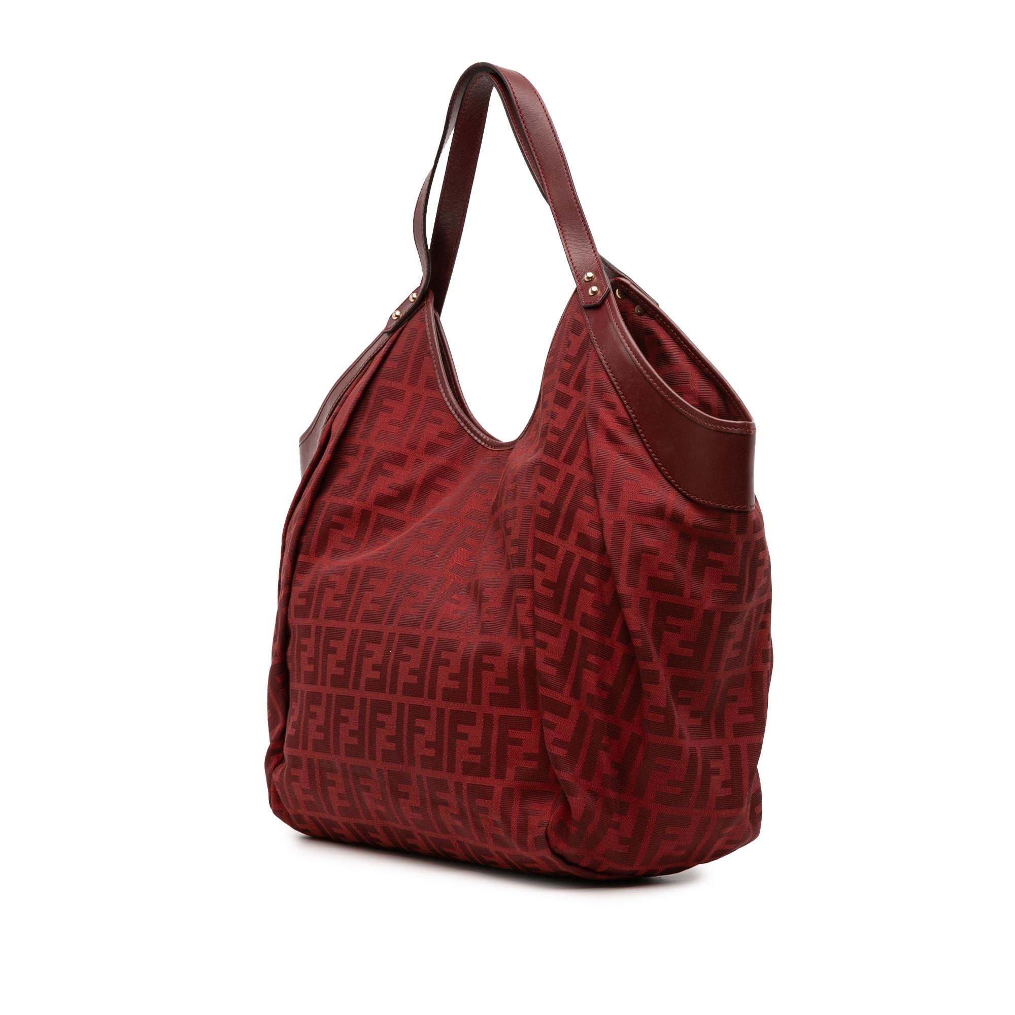 Fendi Large Zucca Canvas Chef Tote