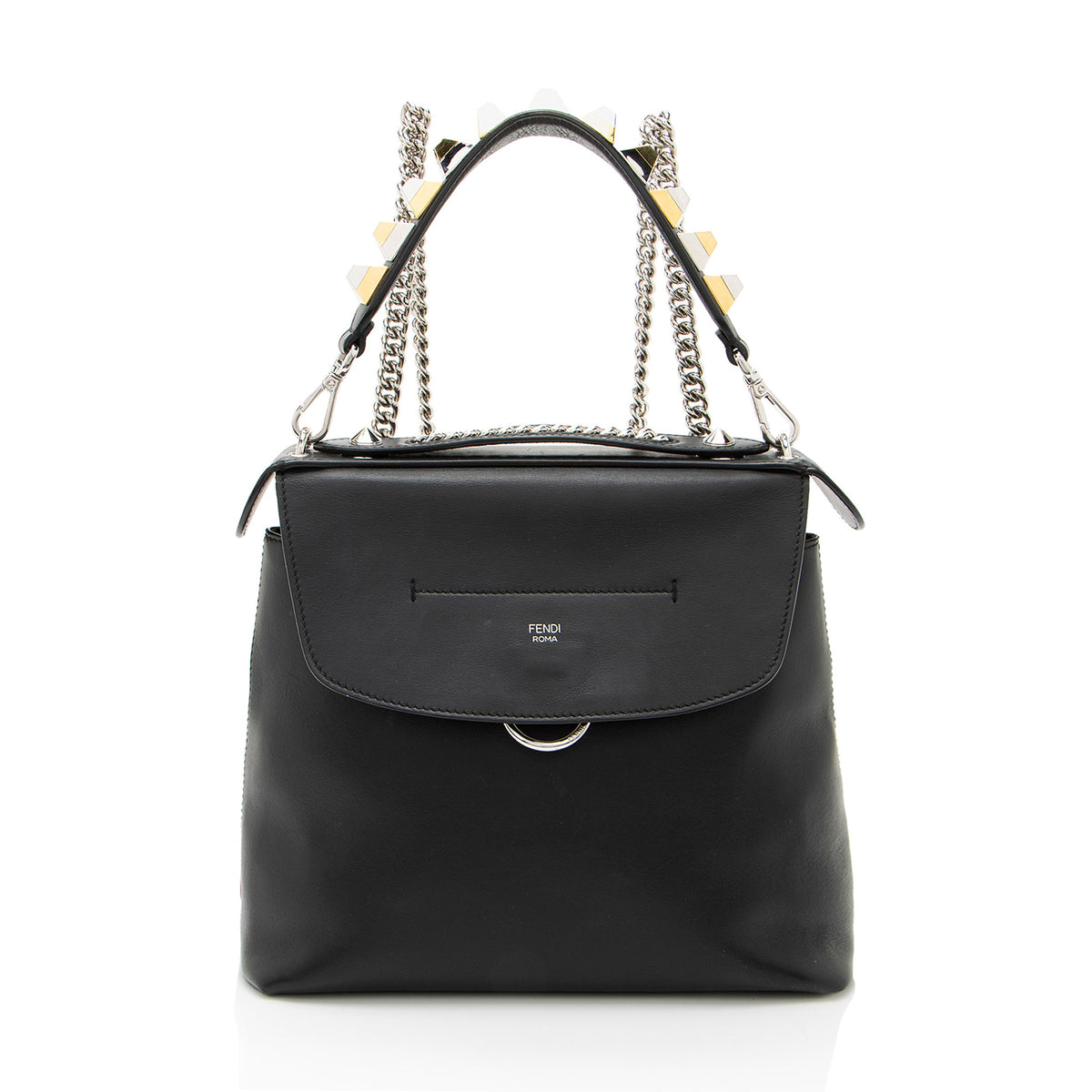 FENDI BACK2SCHOOL BACKPACK Fendi Leather Back To School Backpack main image 4