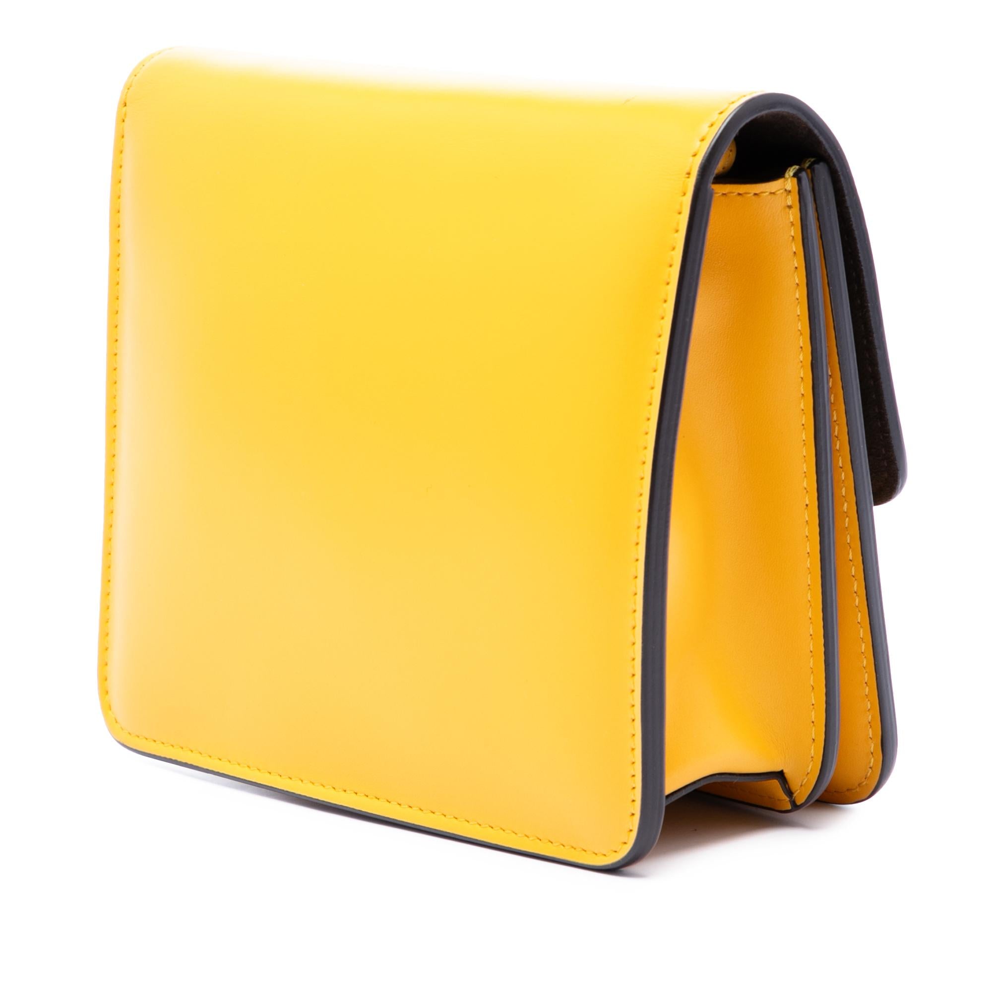 Fendi Leather Crystal Fab Crossbody