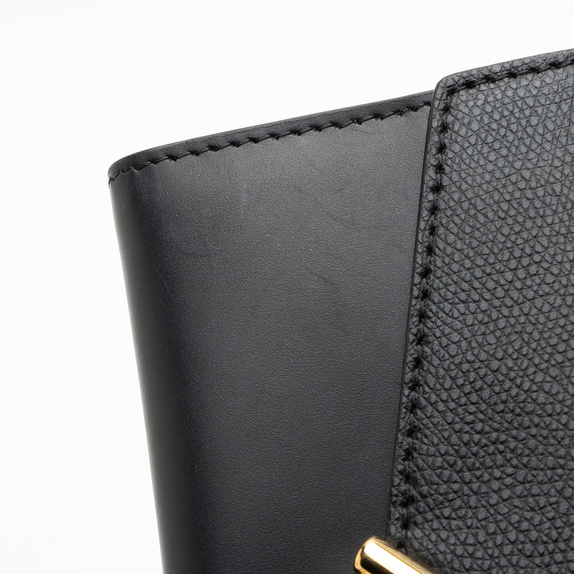 Fendi Leather FF Diamonds Continental Wallet on Chain