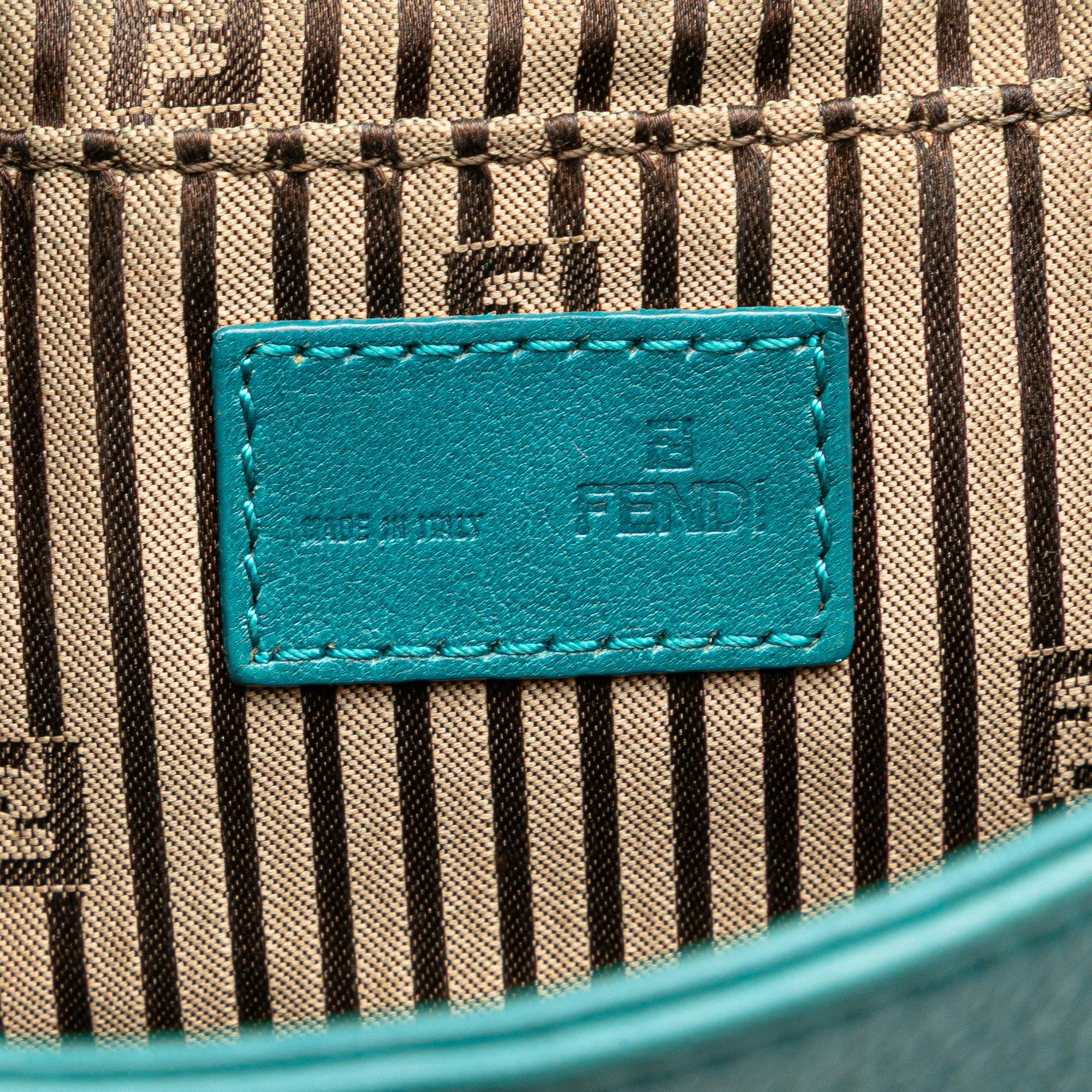 Fendi Leather Fendista Pochette Crossbody