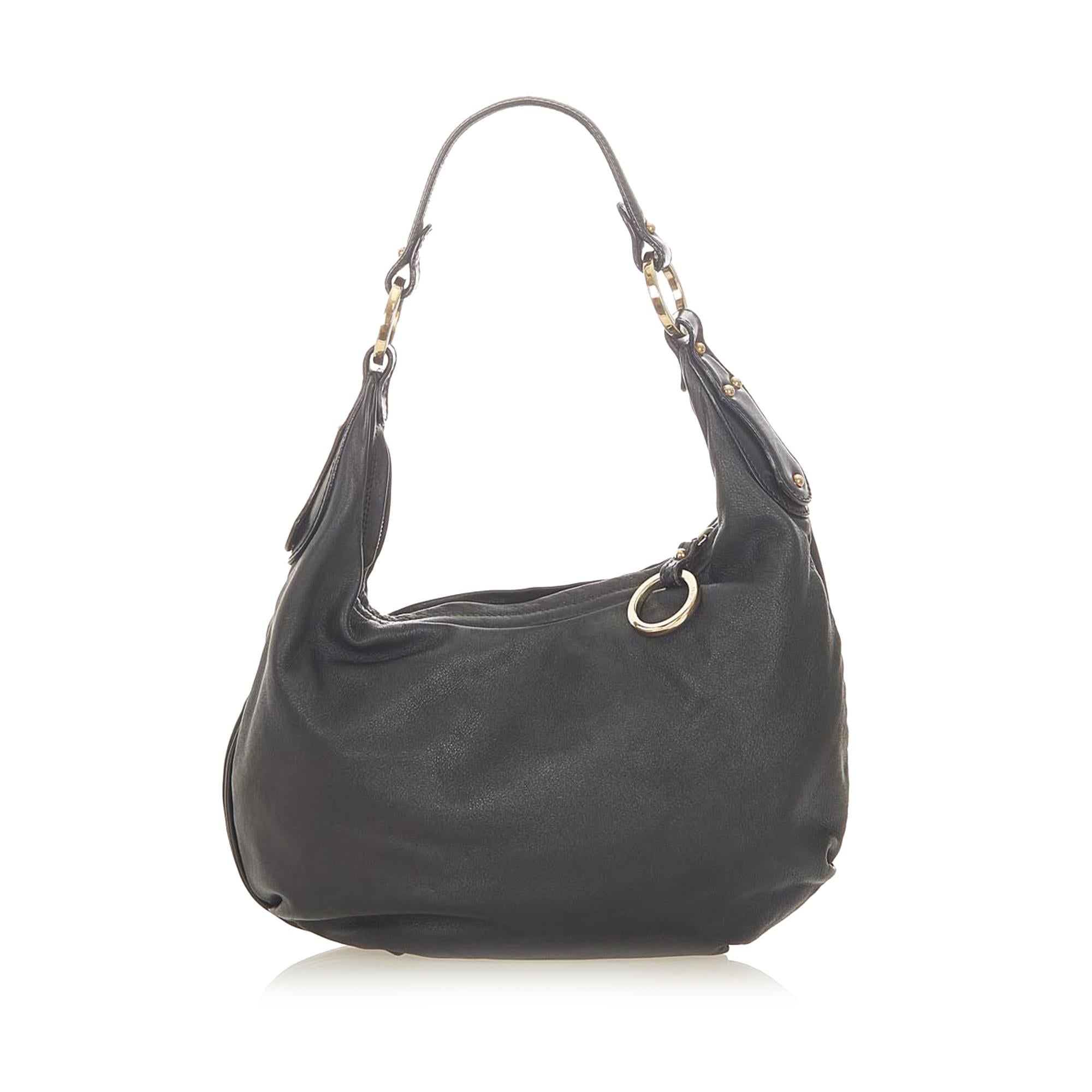 Fendi Leather Hobo Bag (SHG-32167)