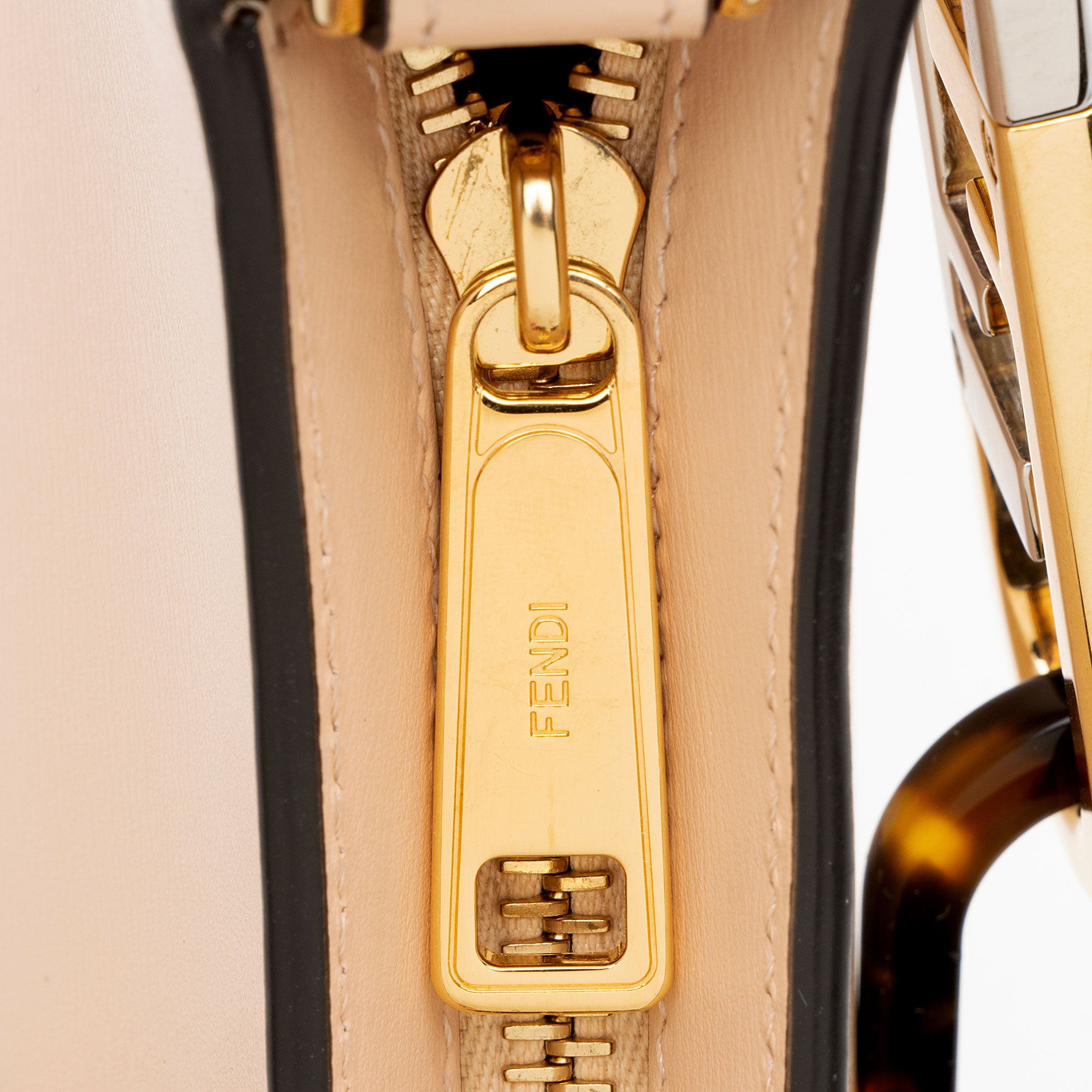 Fendi Leather O'Lock Swing Shoulder Bag