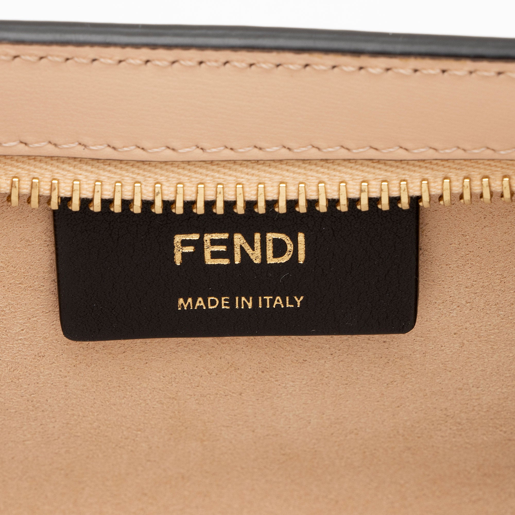 Fendi Leather O'Lock Swing Shoulder Bag
