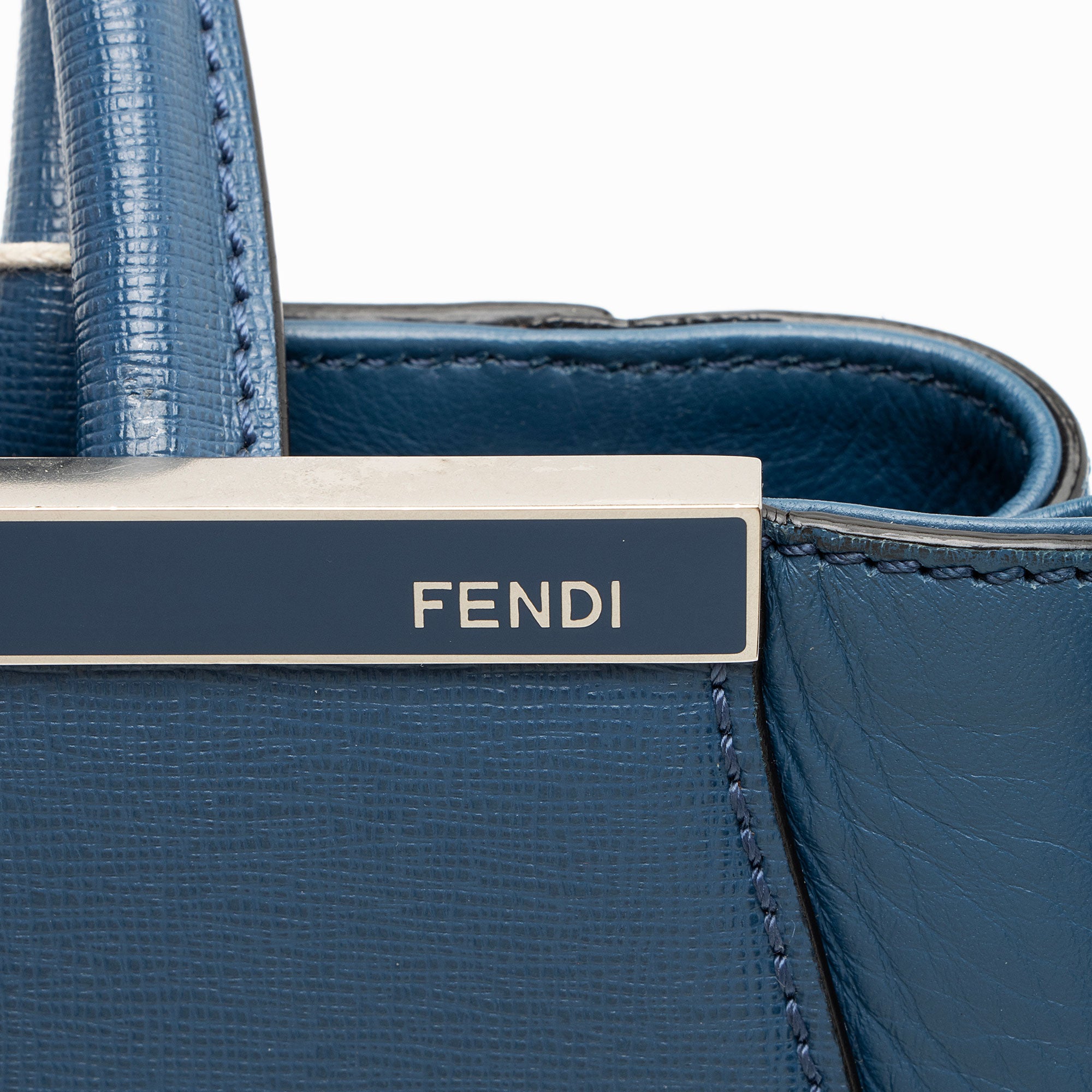 Fendi Leather Petite 2Jours Tote