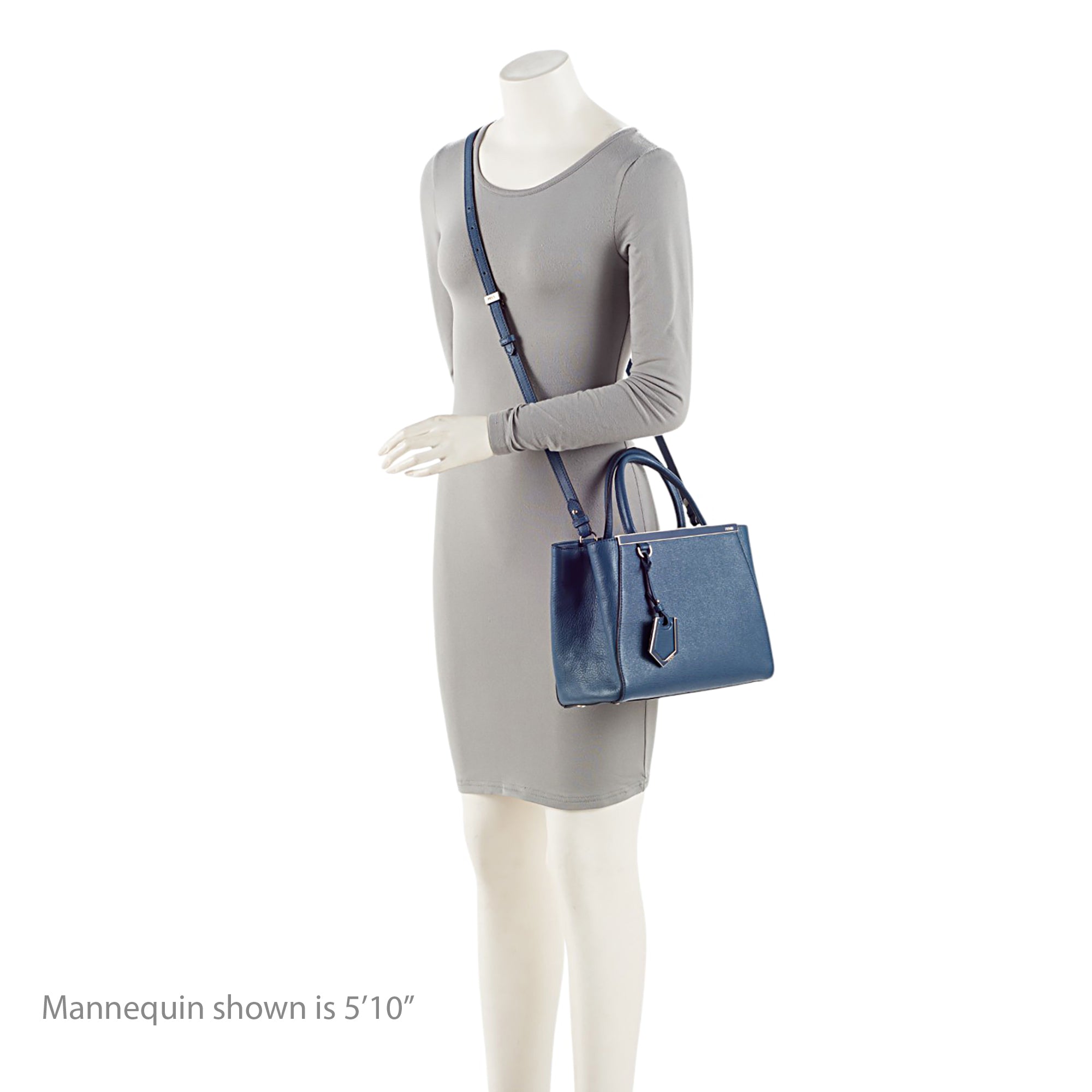 Fendi Leather Petite 2Jours Tote