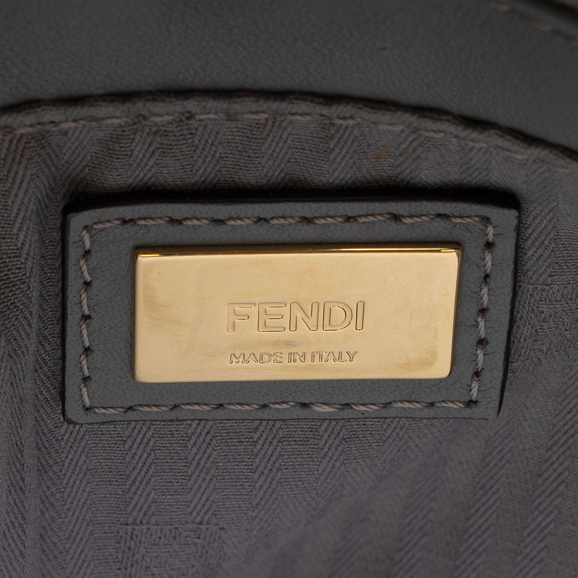 Fendi Leather Petite 2Jours Tote