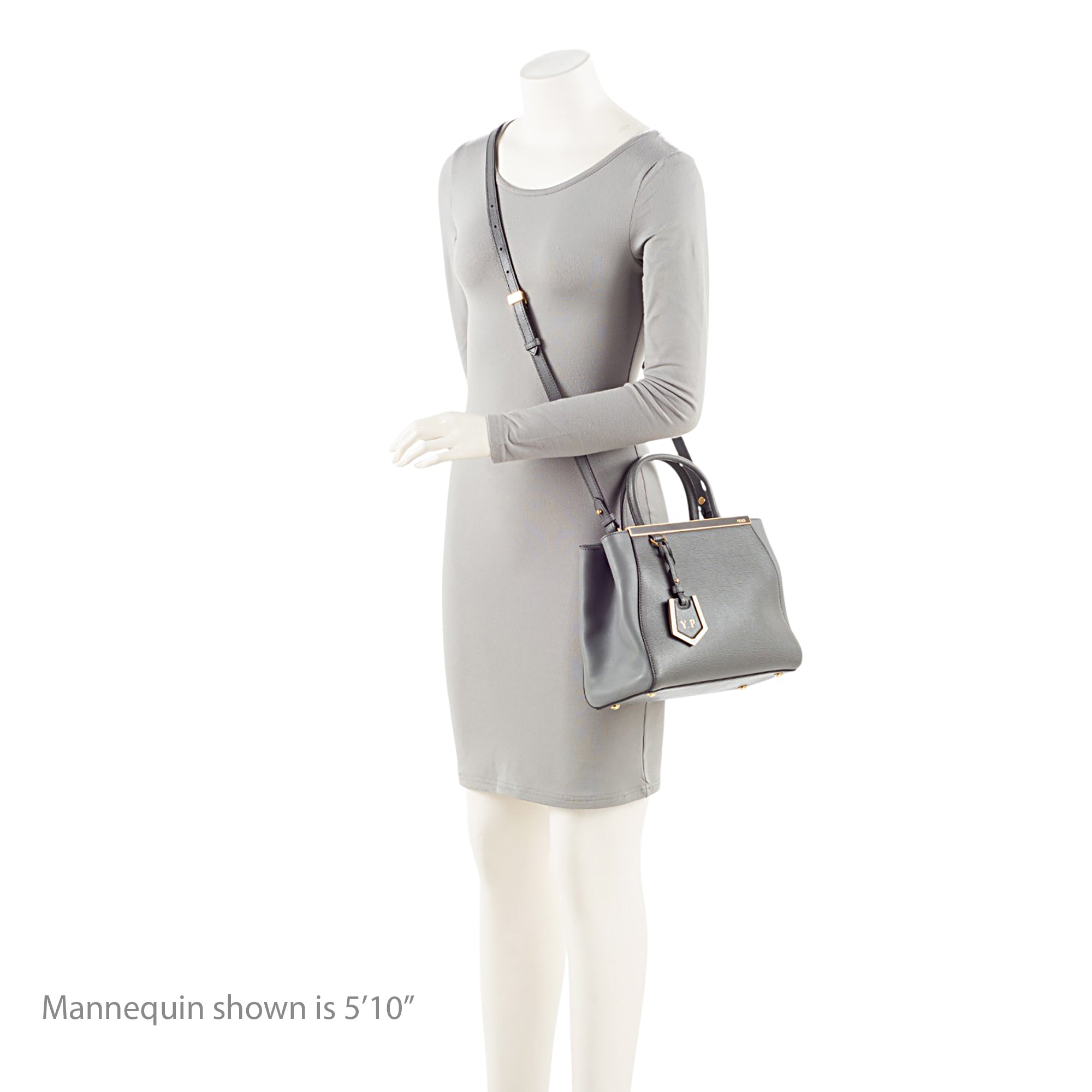 Fendi Leather Petite 2Jours Tote