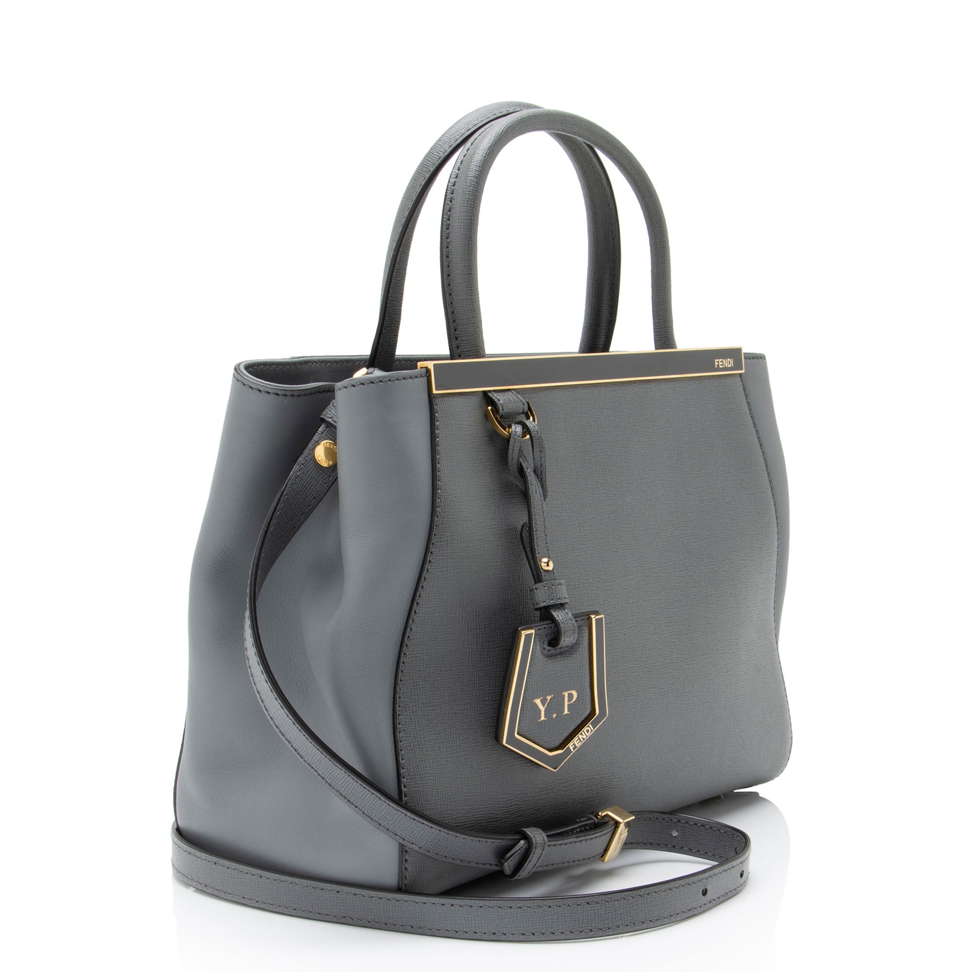 Fendi Leather Petite 2Jours Tote