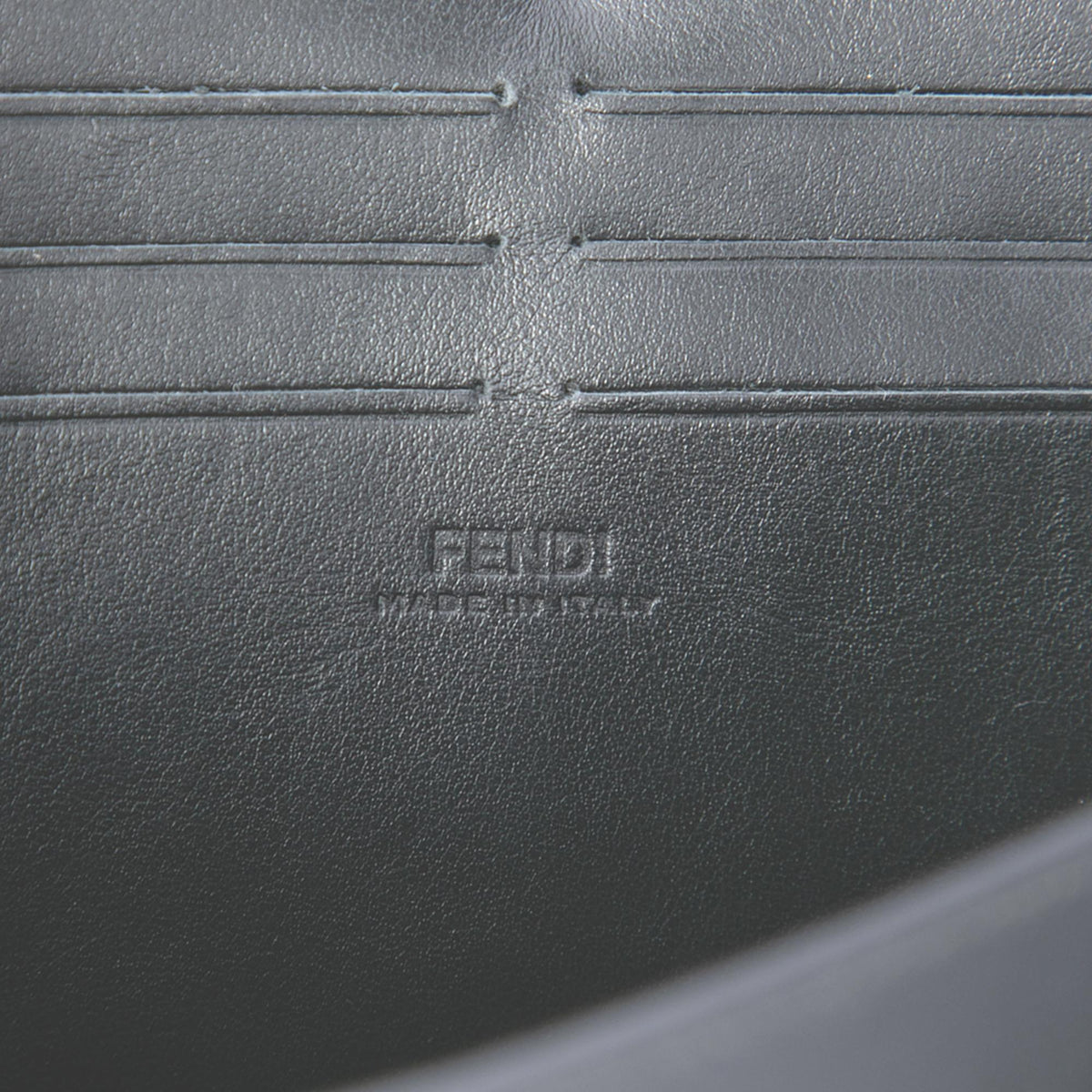 Fendi Leather Soft Trunk Baguette Satchel