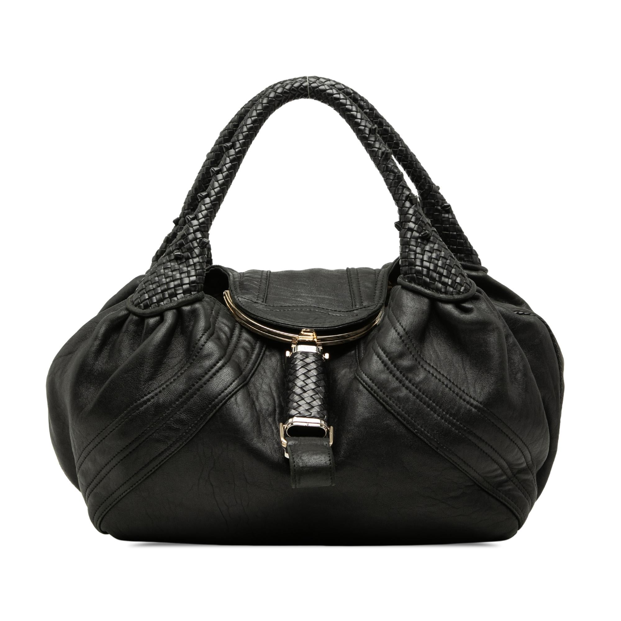 Fendi Leather Spy Handbag