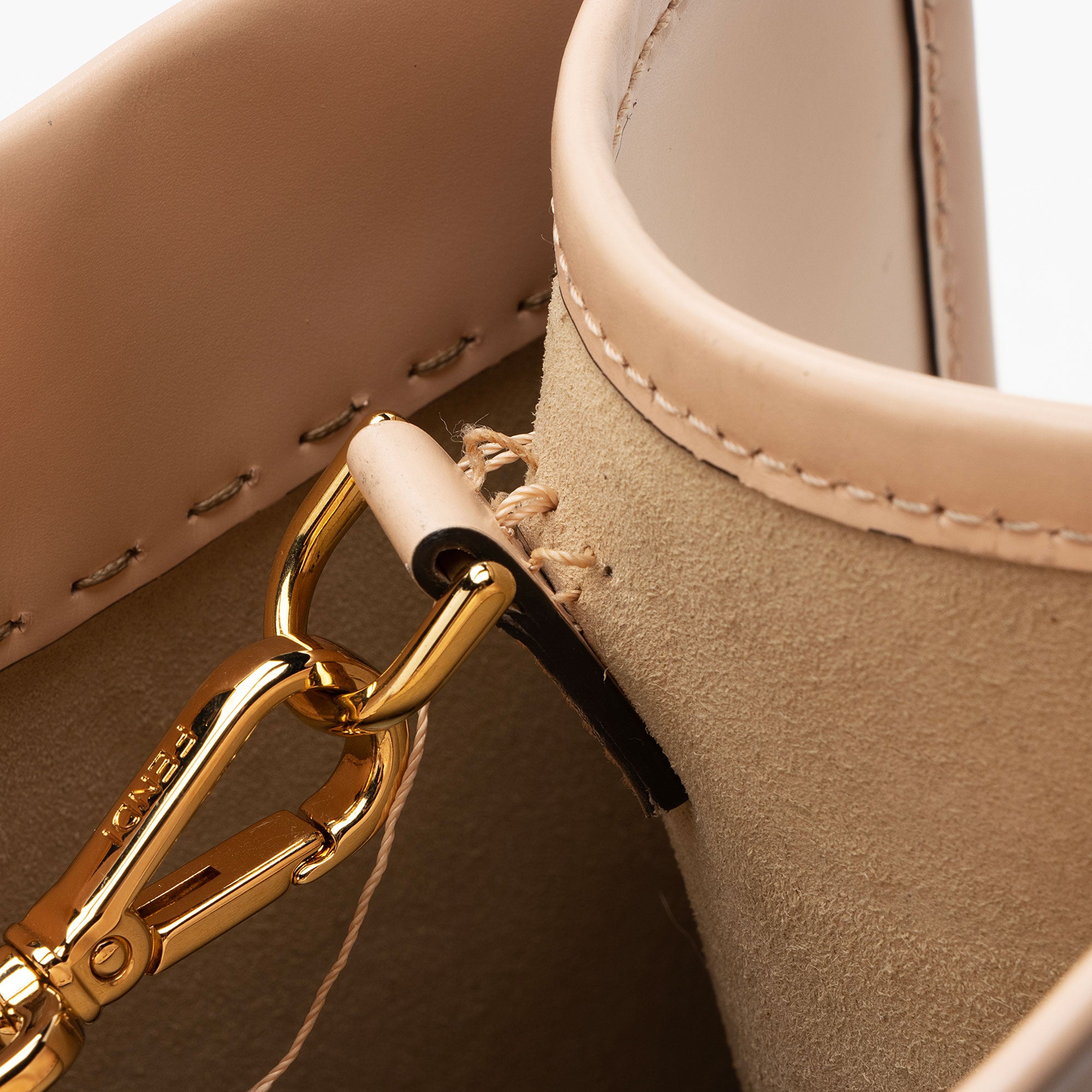 Fendi Leather Sunshine Medium Shopper Tote