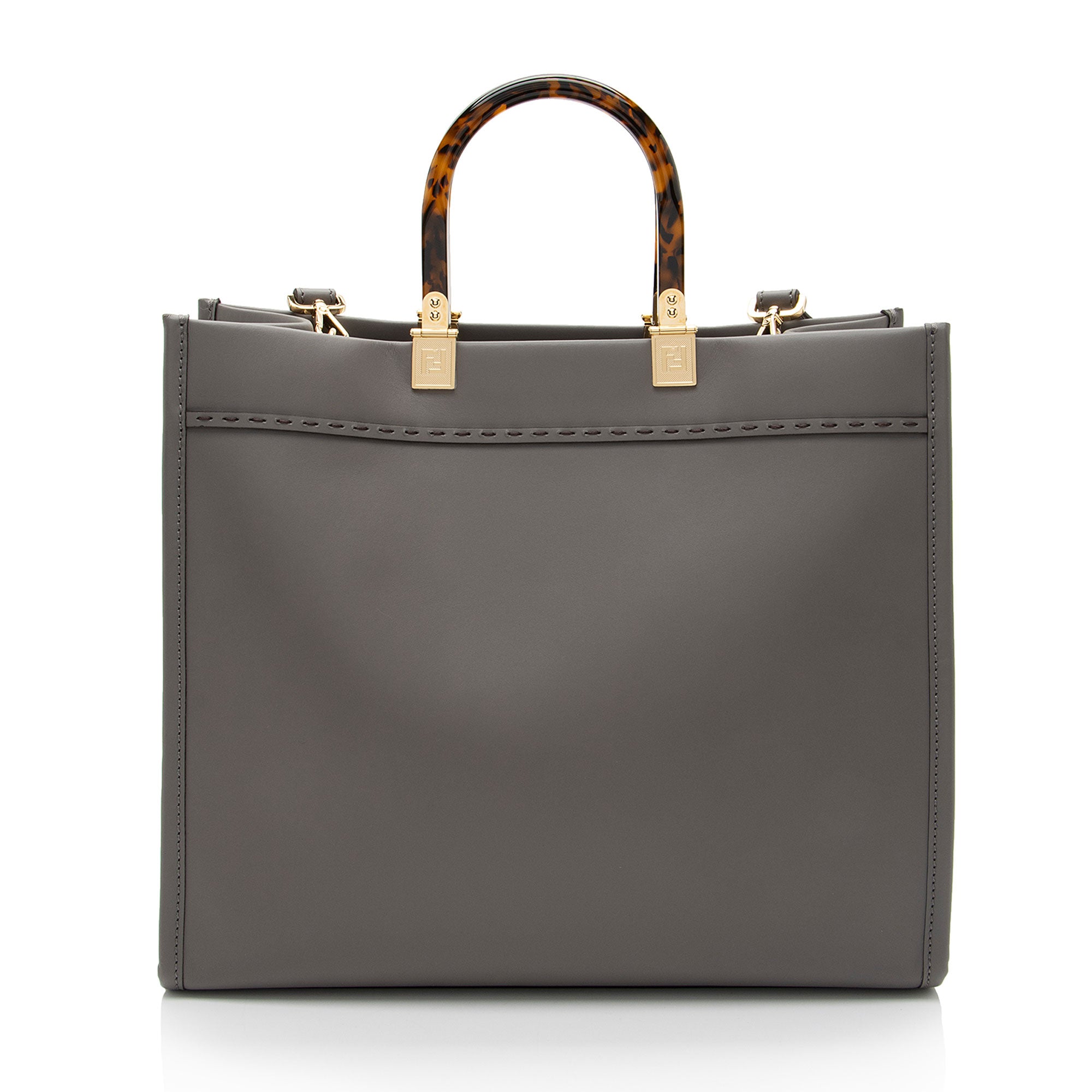 Fendi Leather Sunshine Medium Shopper Tote (SHF-55mLoH)