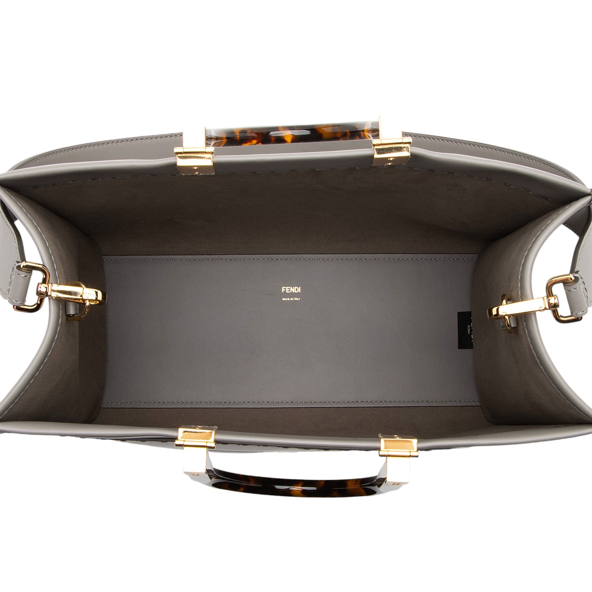 Fendi Leather Sunshine Medium Shopper Tote (SHF-55mLoH)