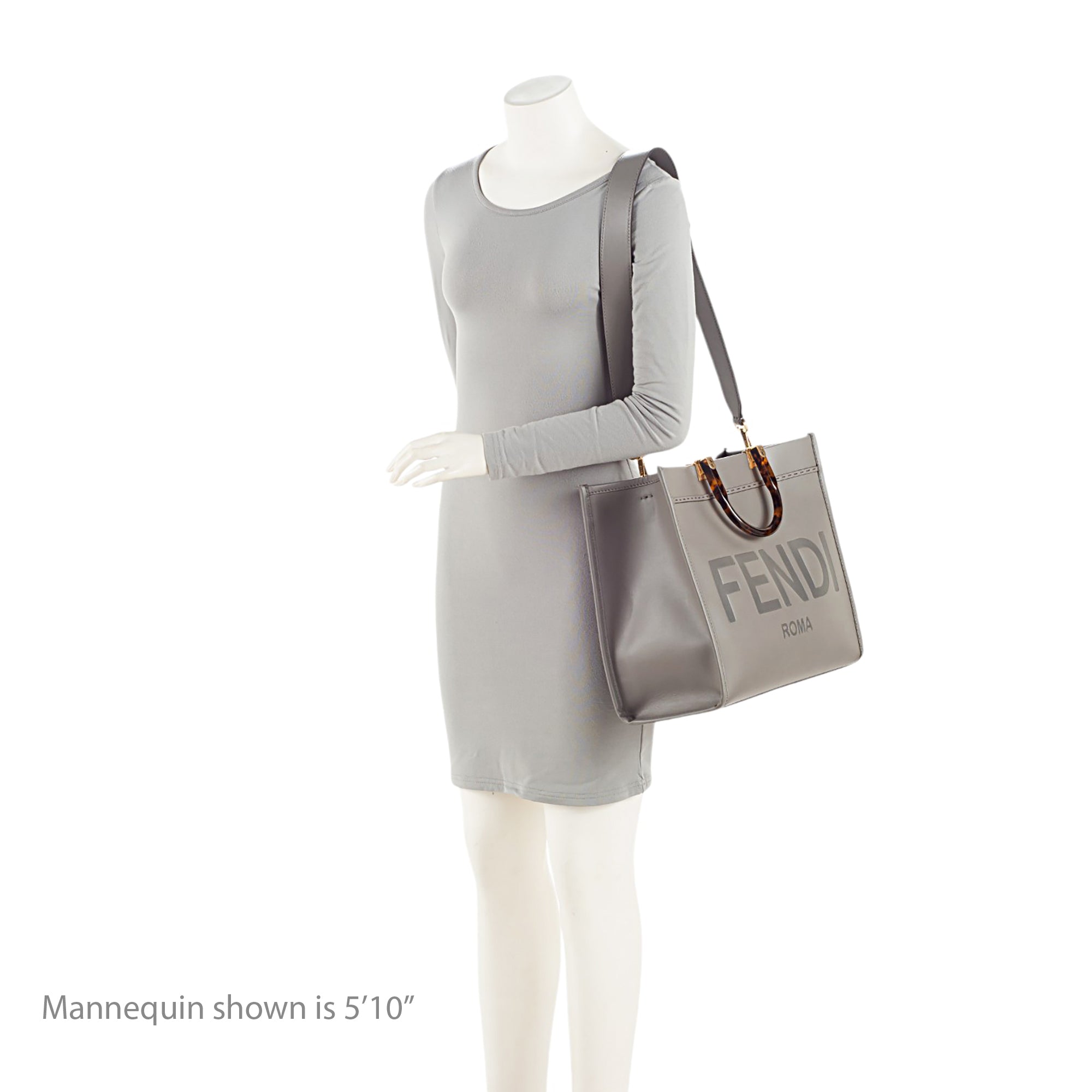 Fendi Leather Sunshine Medium Shopper Tote (SHF-55mLoH)